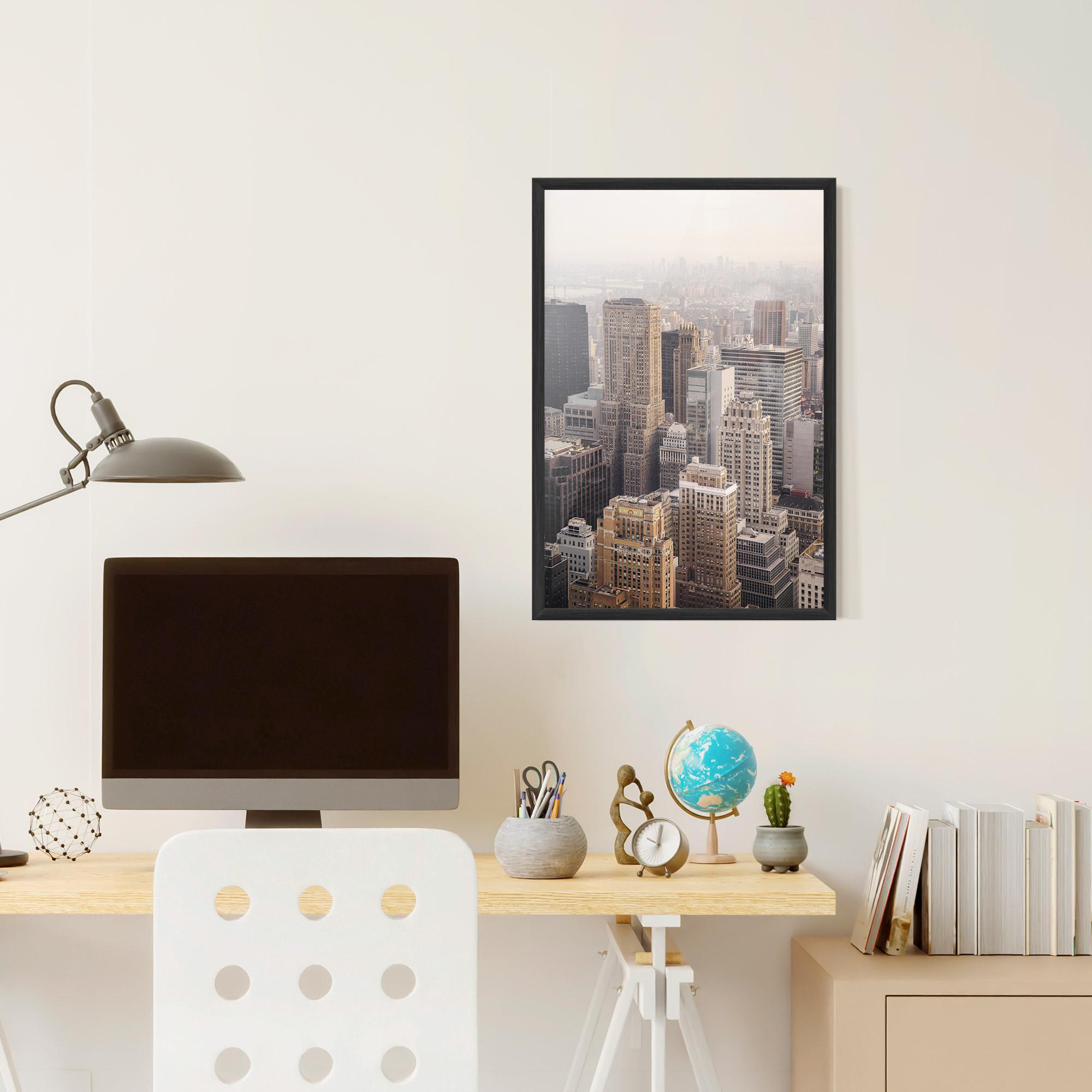 Plakat w Ramie Cream Tower mockup 6