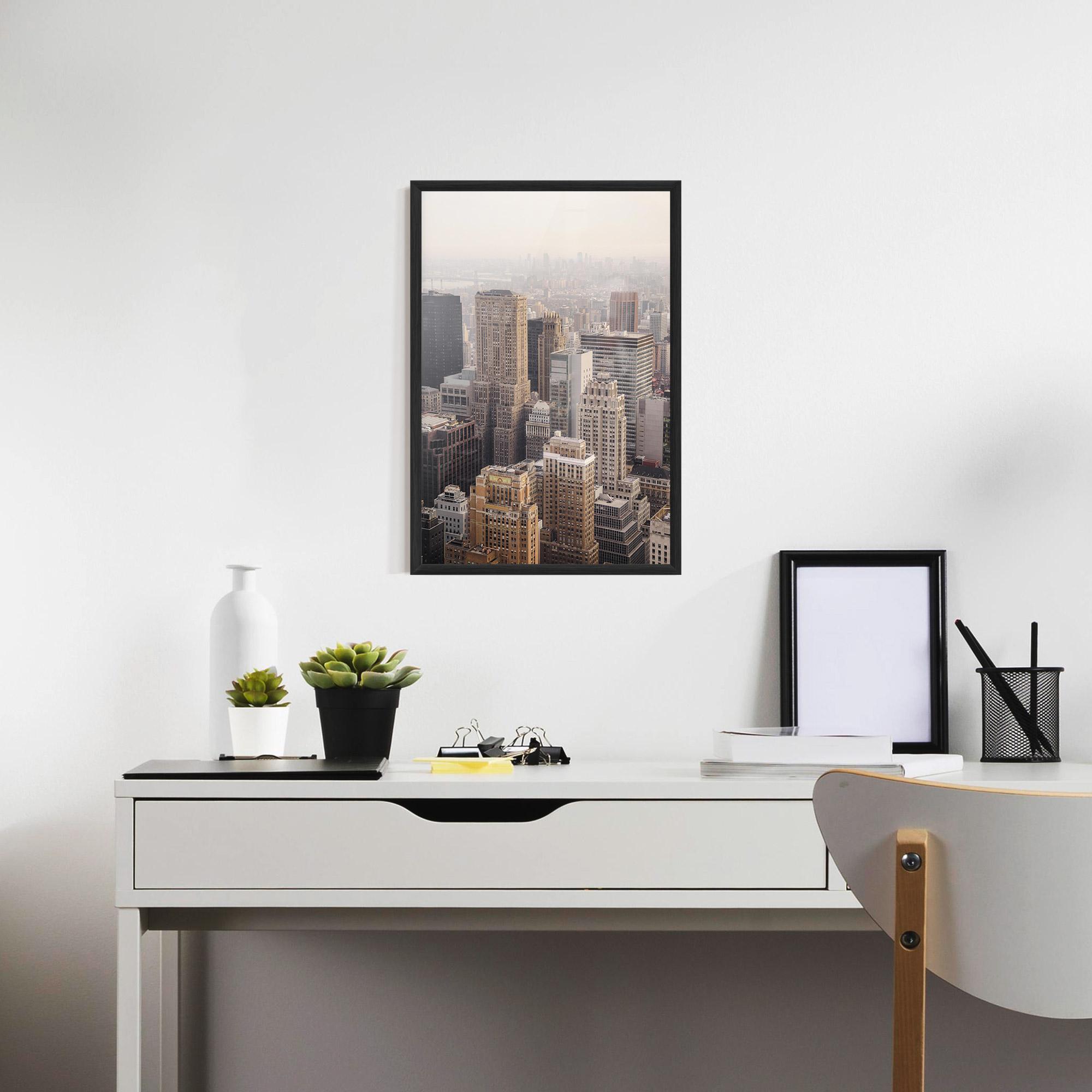 Plakat w Ramie Cream Tower mockup 7