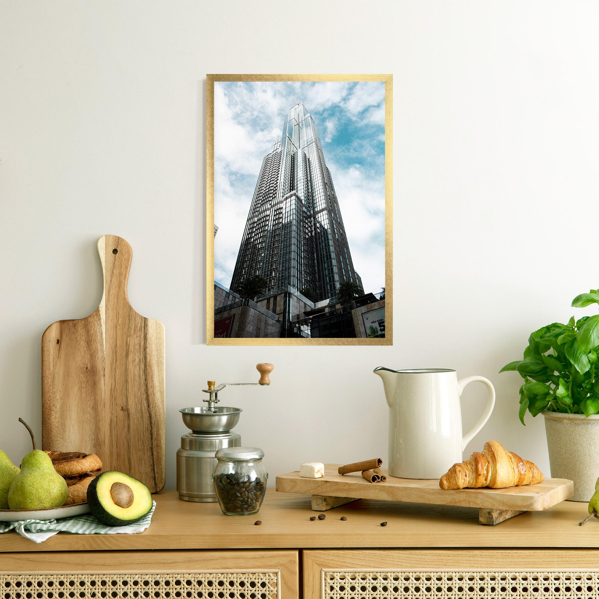 Plakat w Ramie High Building Sky mockup 8