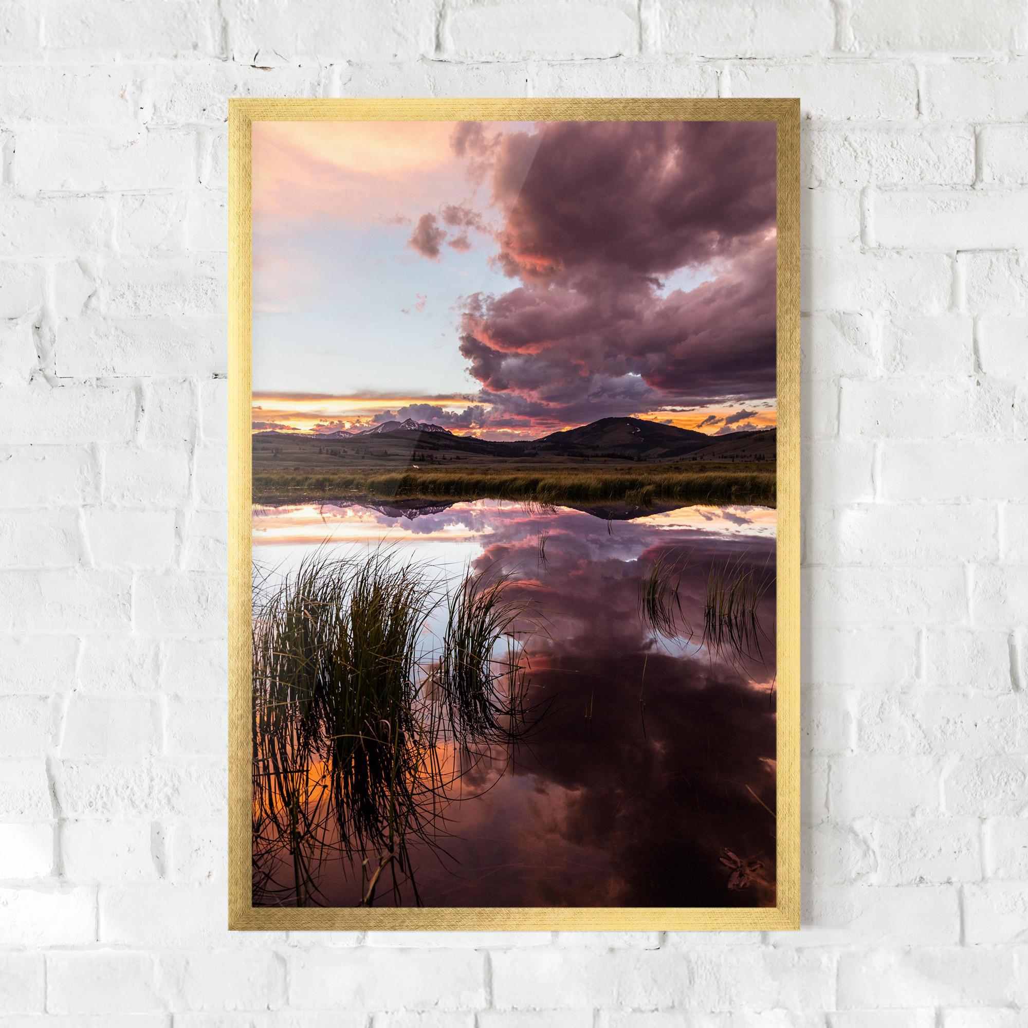 Plakat w Ramie Pretty View mockup 0