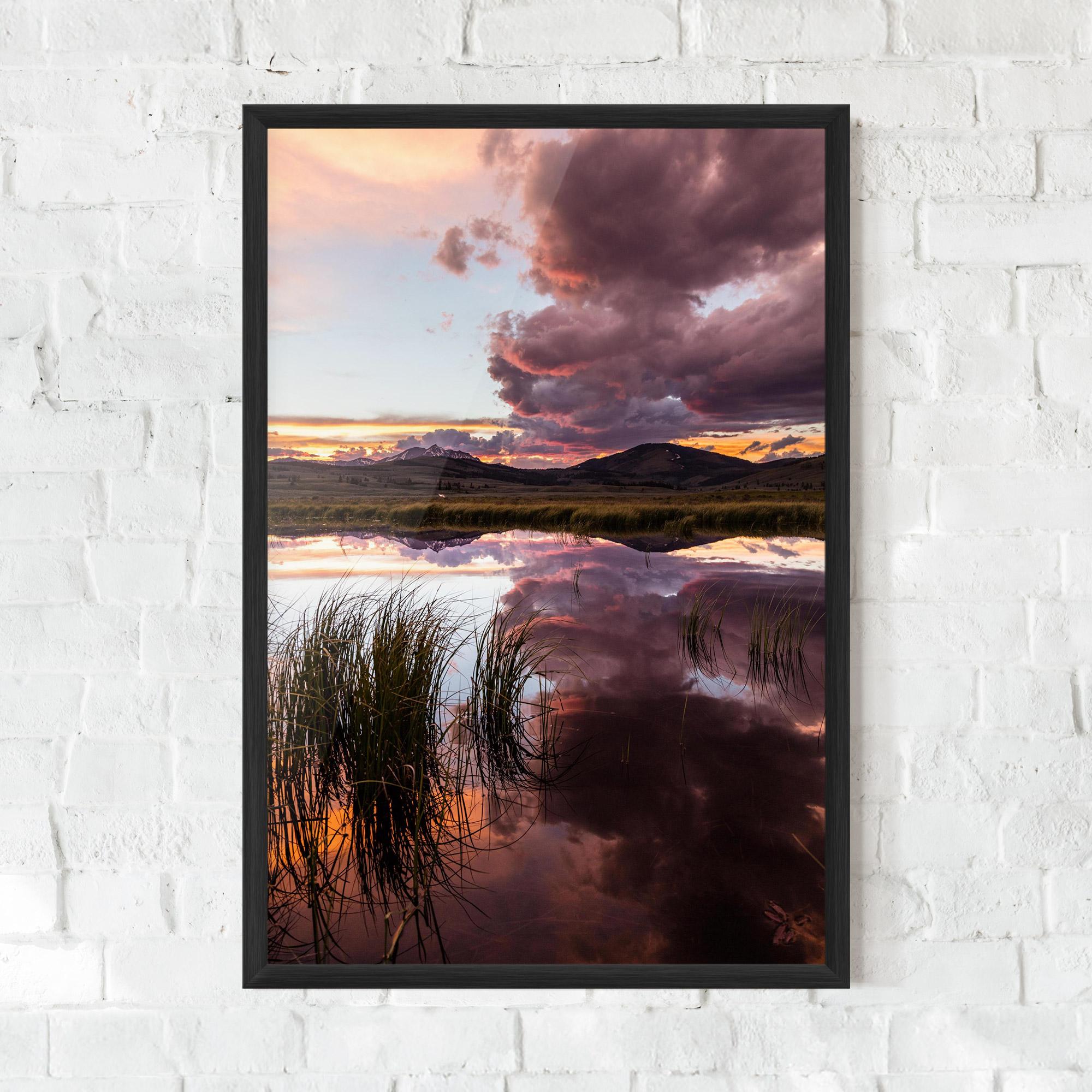 Plakat w Ramie Pretty View mockup 0