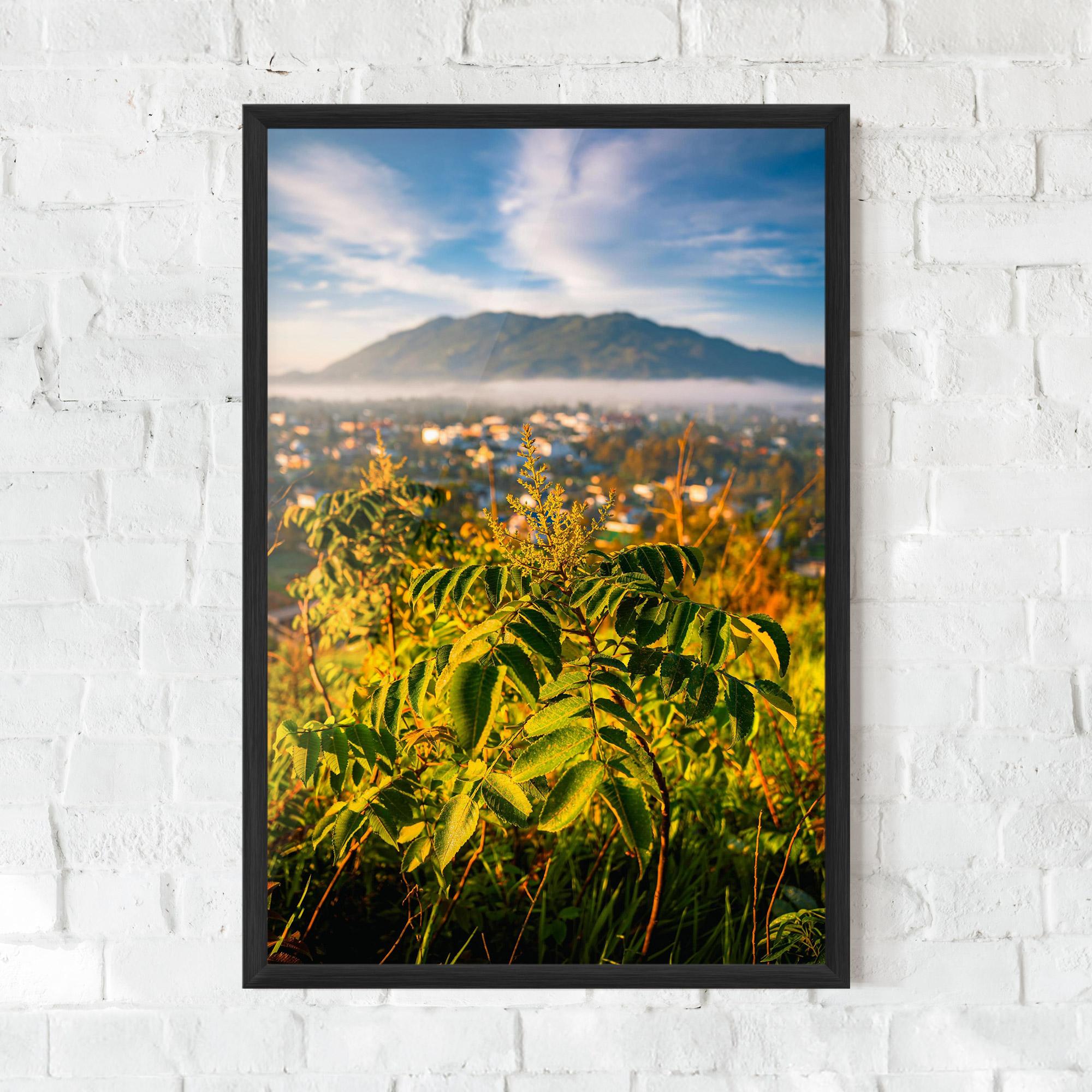 Plakat w Ramie Summer Leaves mockup 0