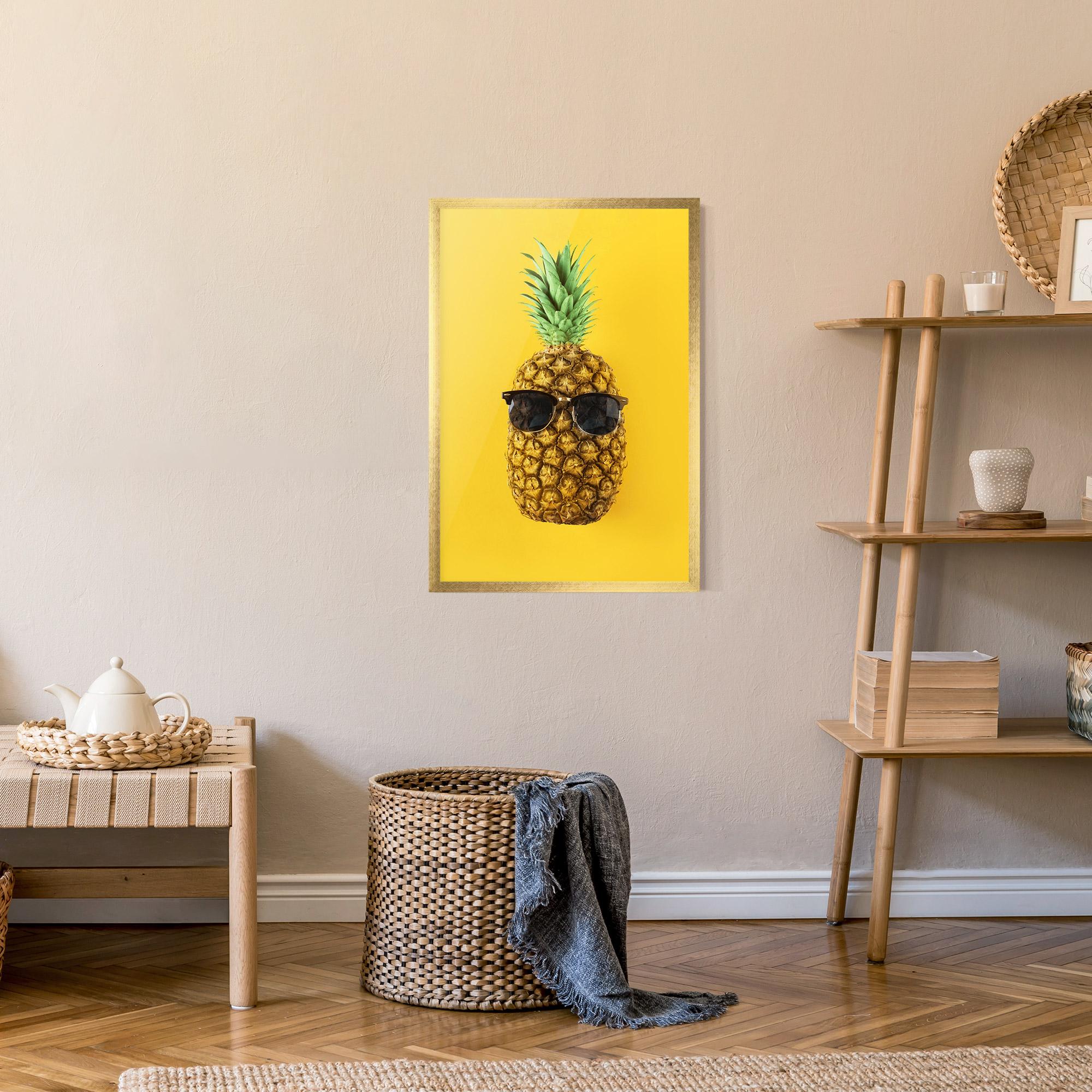 Plakat w Ramie Fresh Pineapple mockup 9
