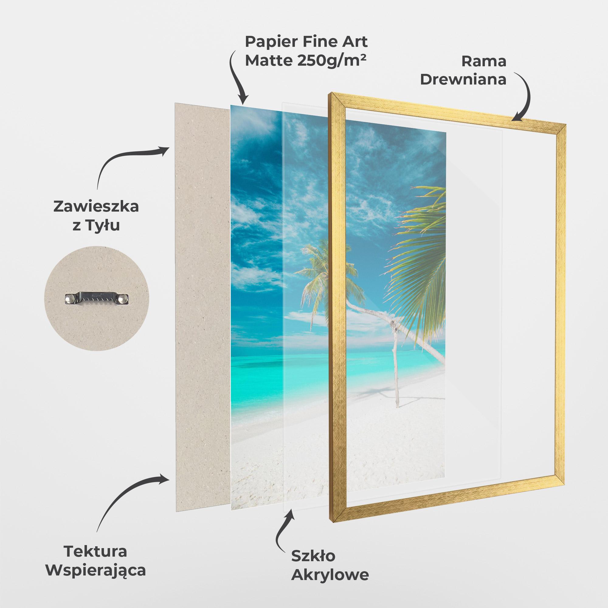 Plakat w Ramie Day Palm mockup 1