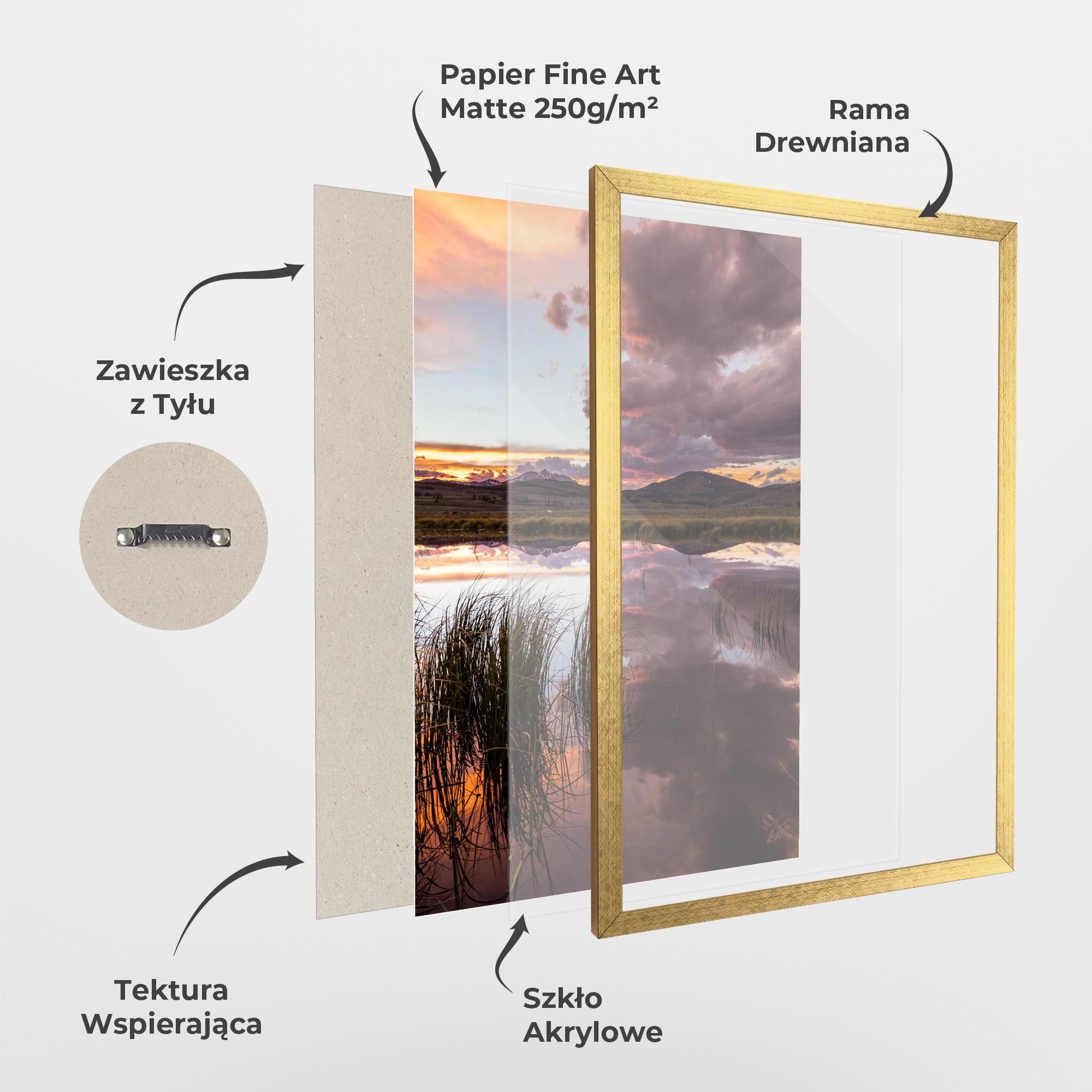 Plakat w Ramie Pretty View mockup 1