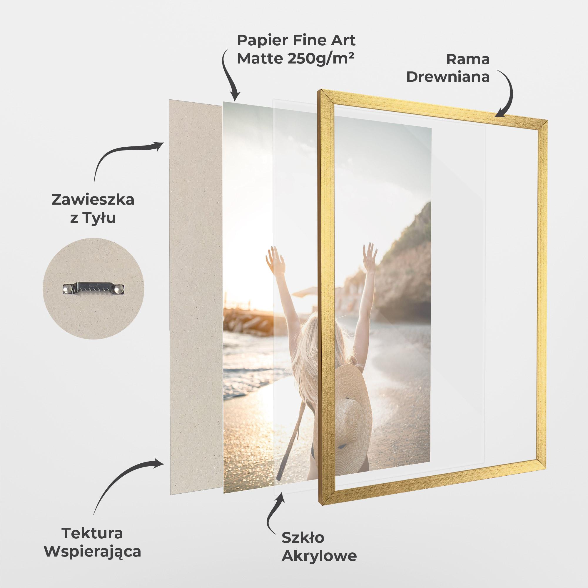 Plakat w Ramie Turkey Sea mockup 1