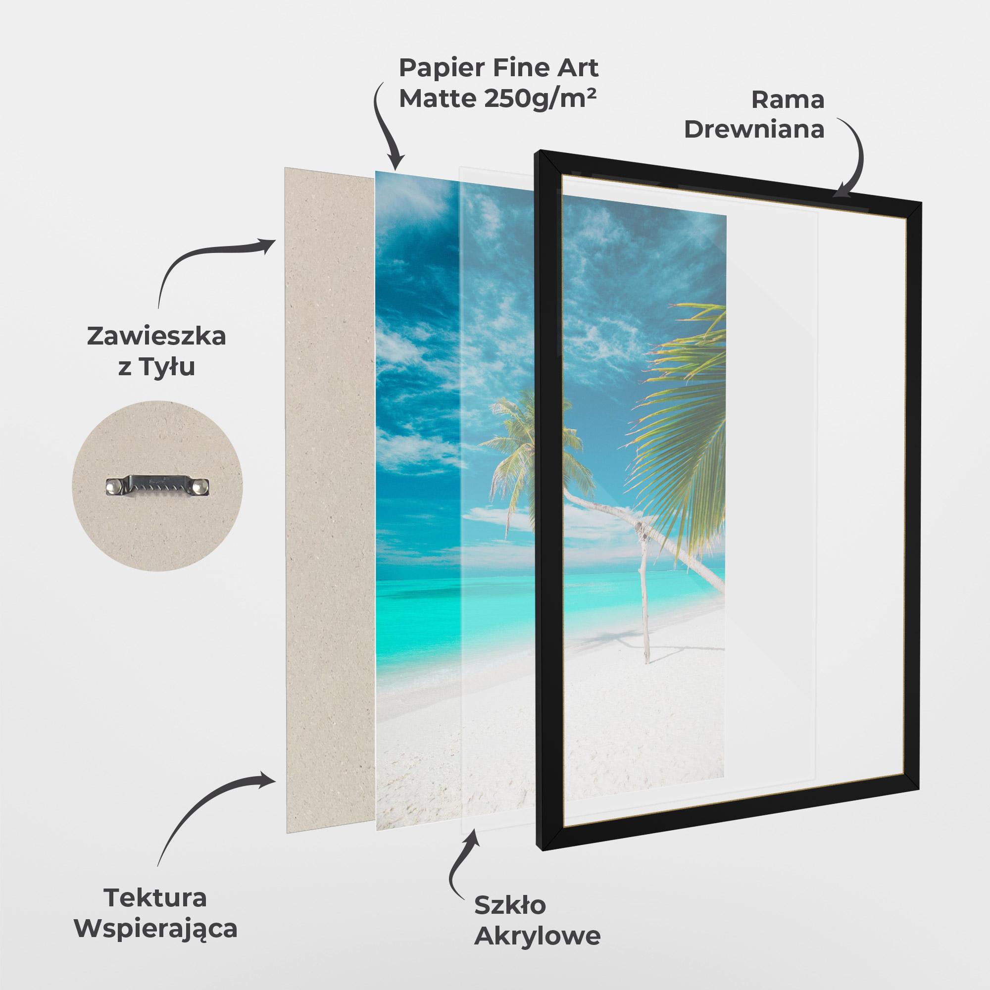 Plakat w Ramie Day Palm mockup 1