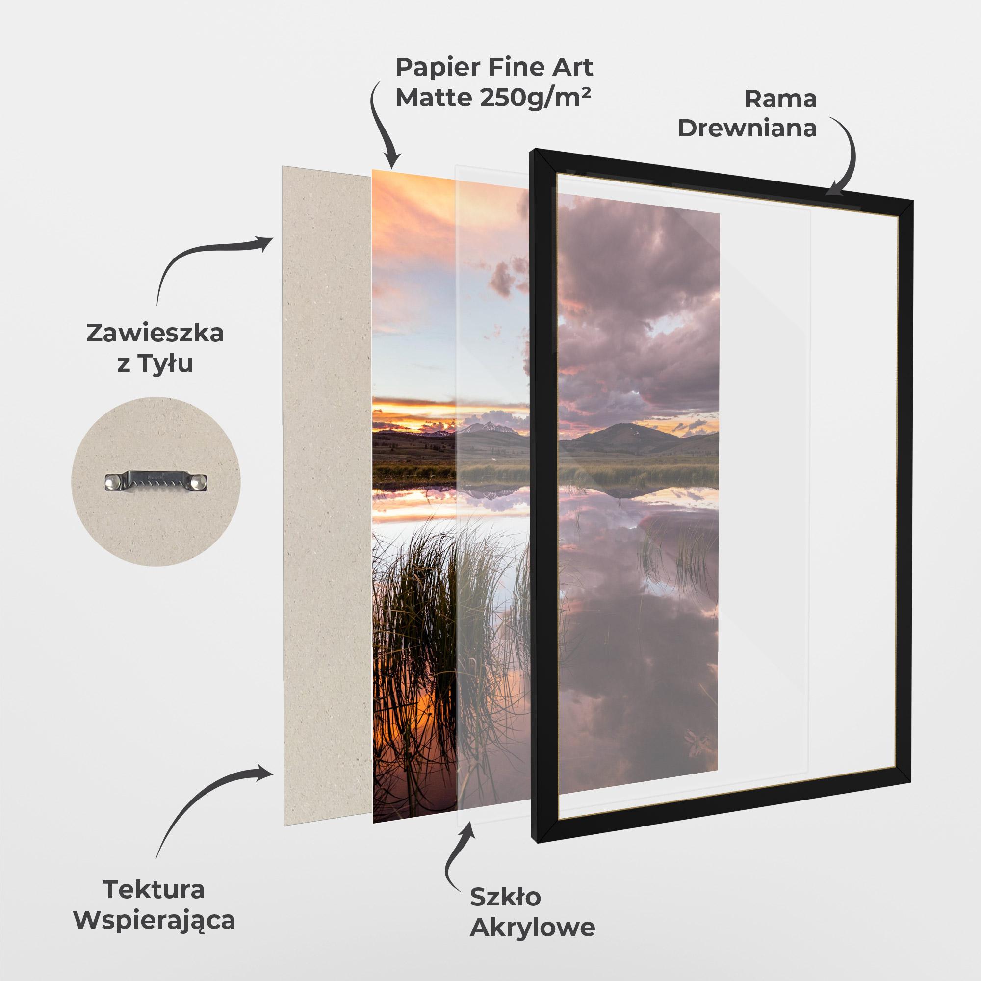 Plakat w Ramie Pretty View mockup 1