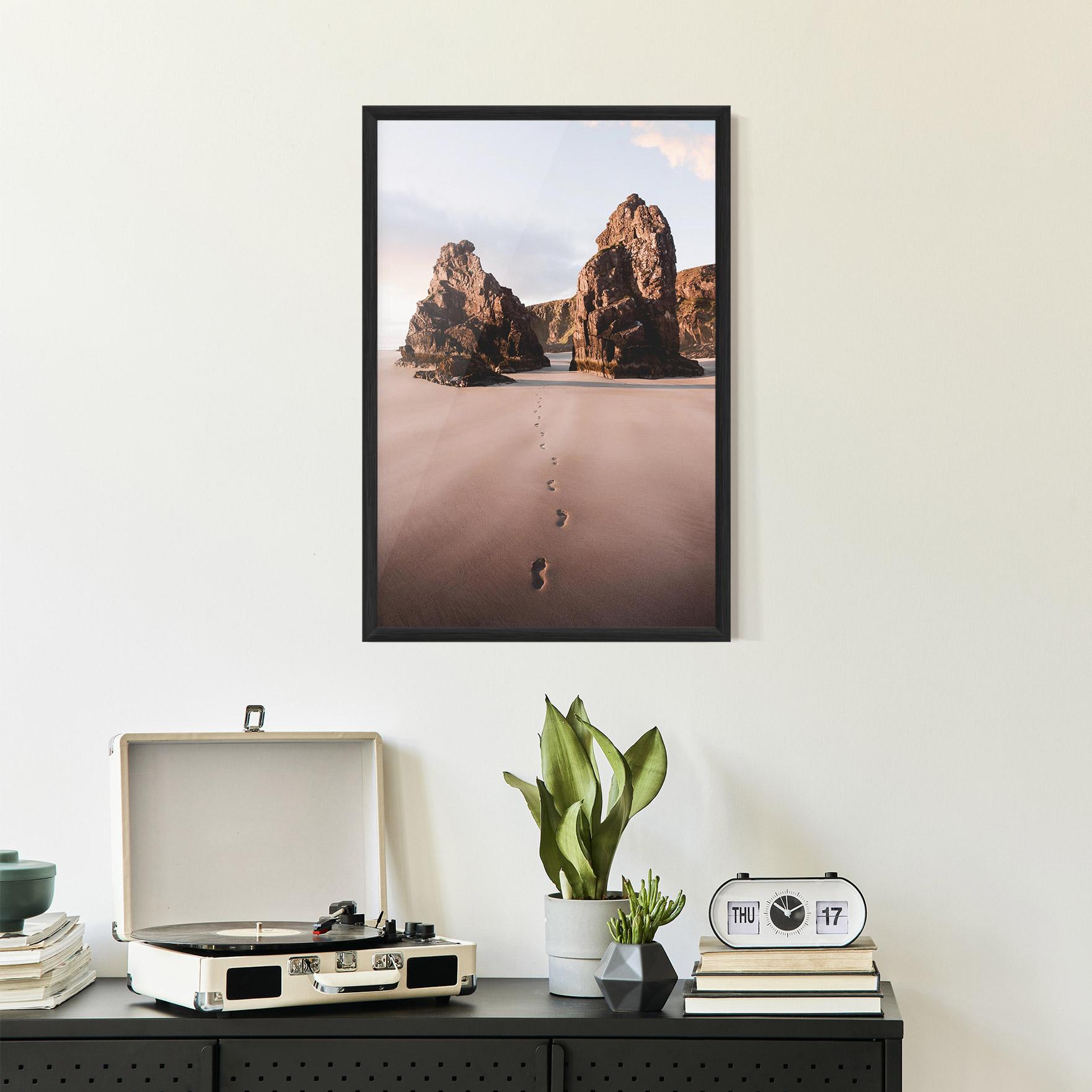 Plakat w Ramie Sand Mark mockup 2