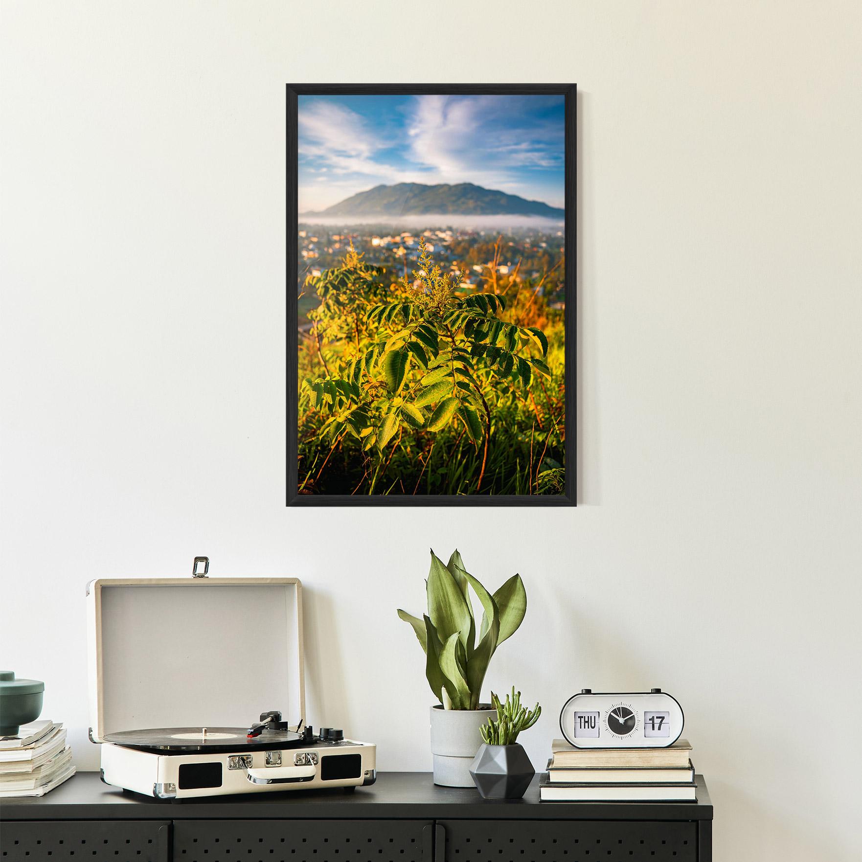 Plakat w Ramie Summer Leaves mockup 2