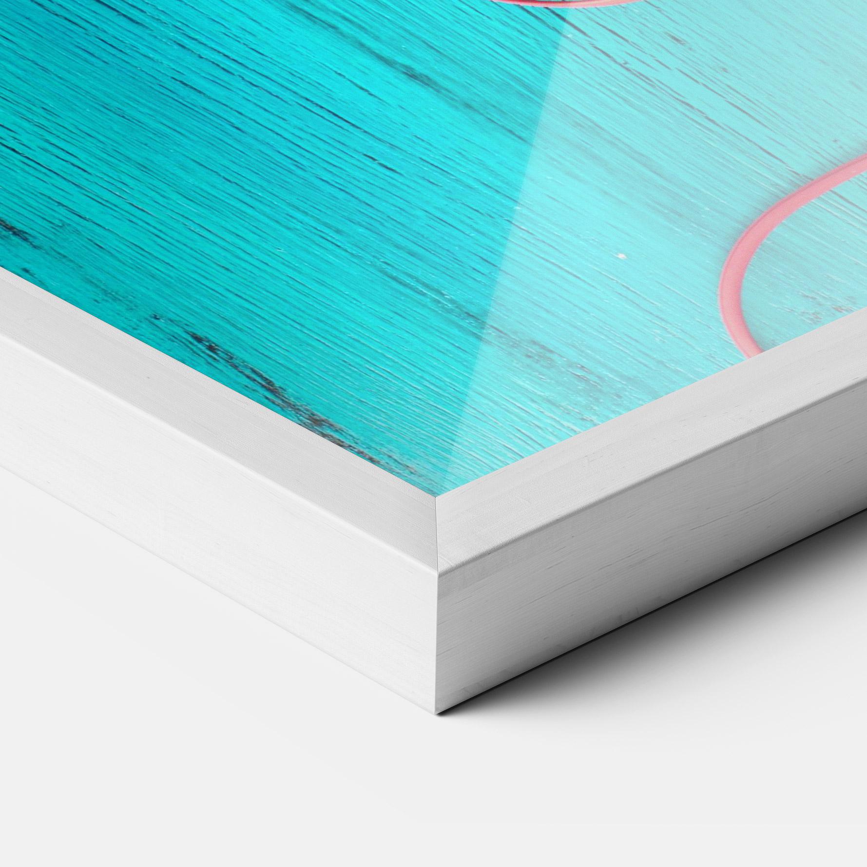 Plakat w Ramie Blue Pineapple mockup 3