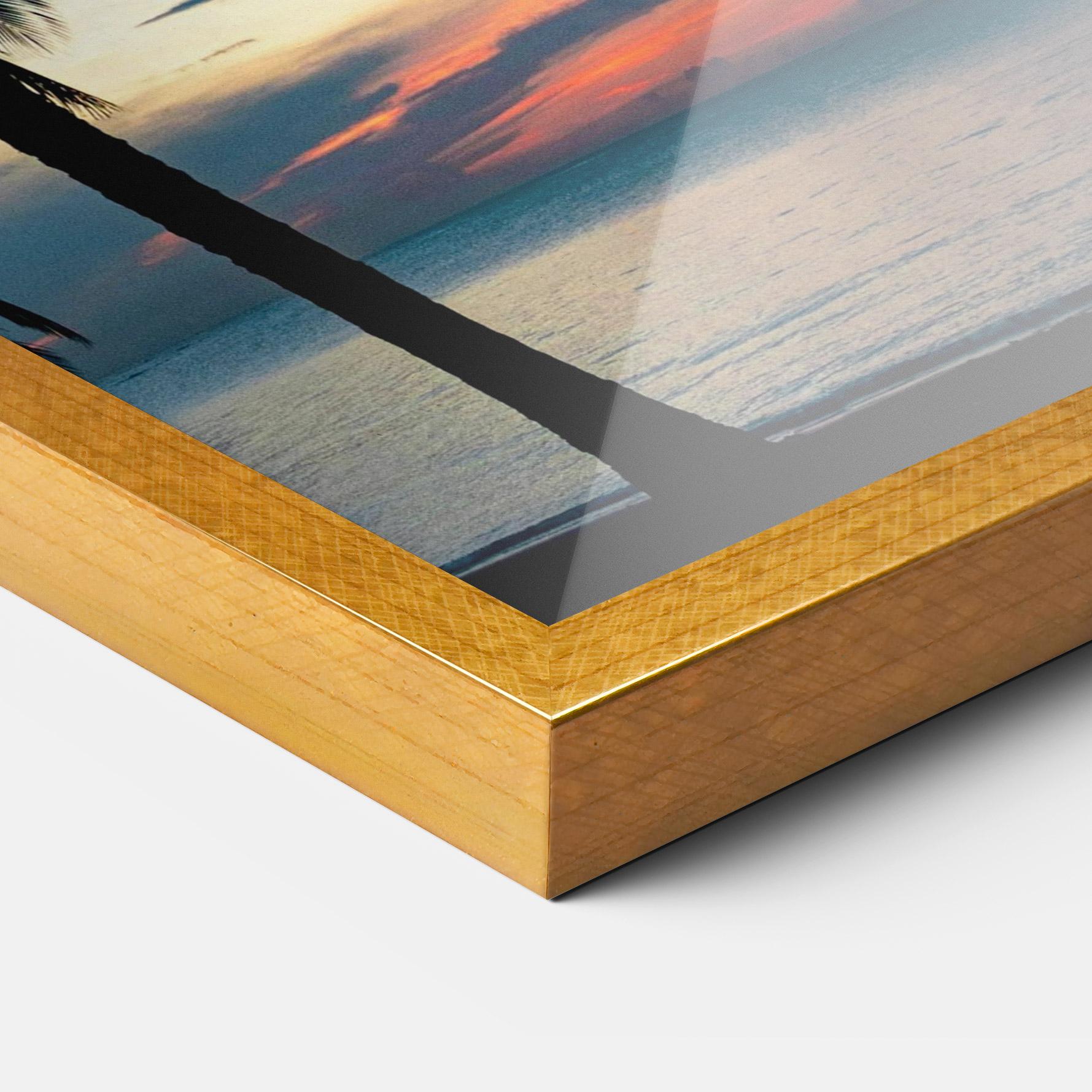 Plakat w Ramie Palm Shilouette mockup 3