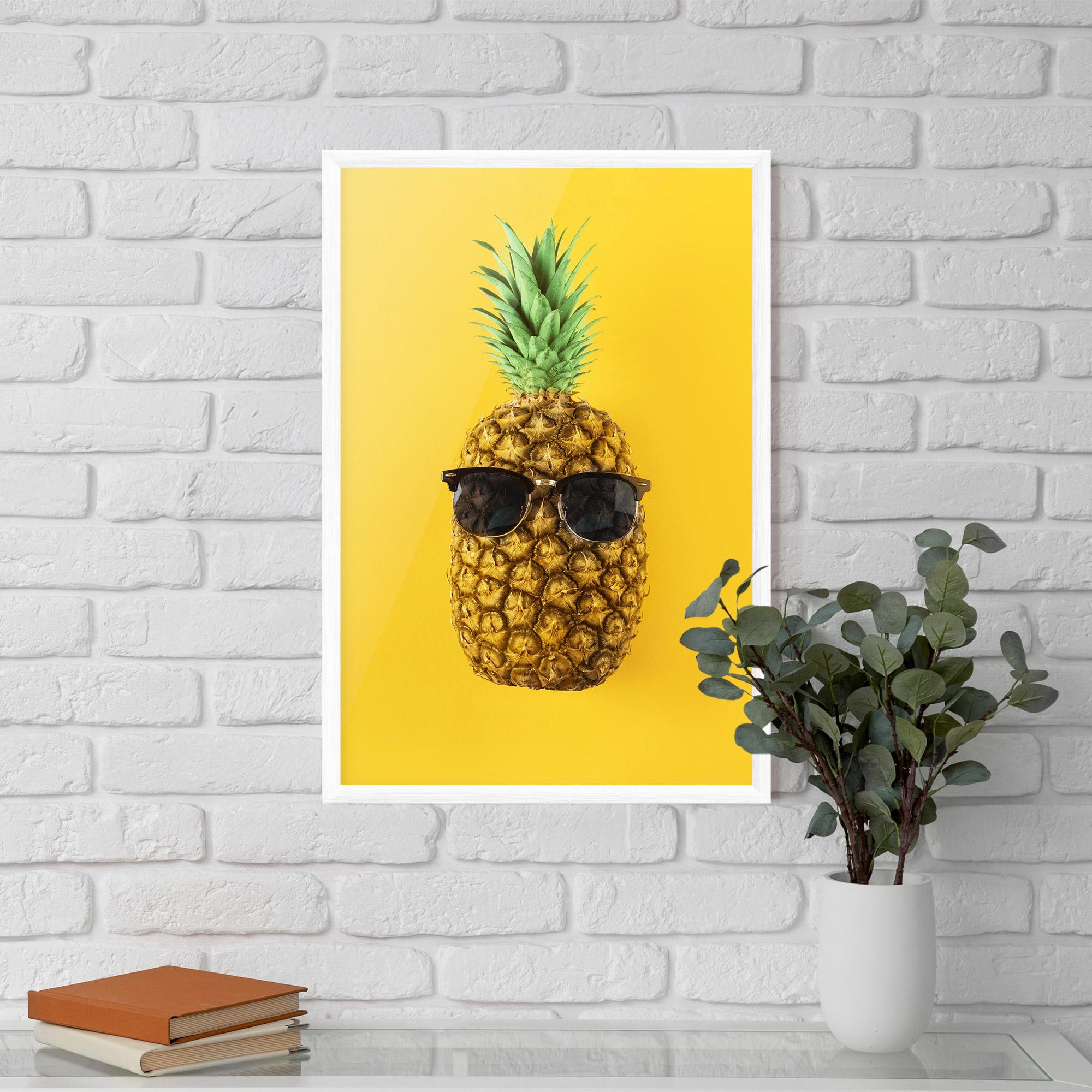 Plakat w Ramie Fresh Pineapple mockup 5