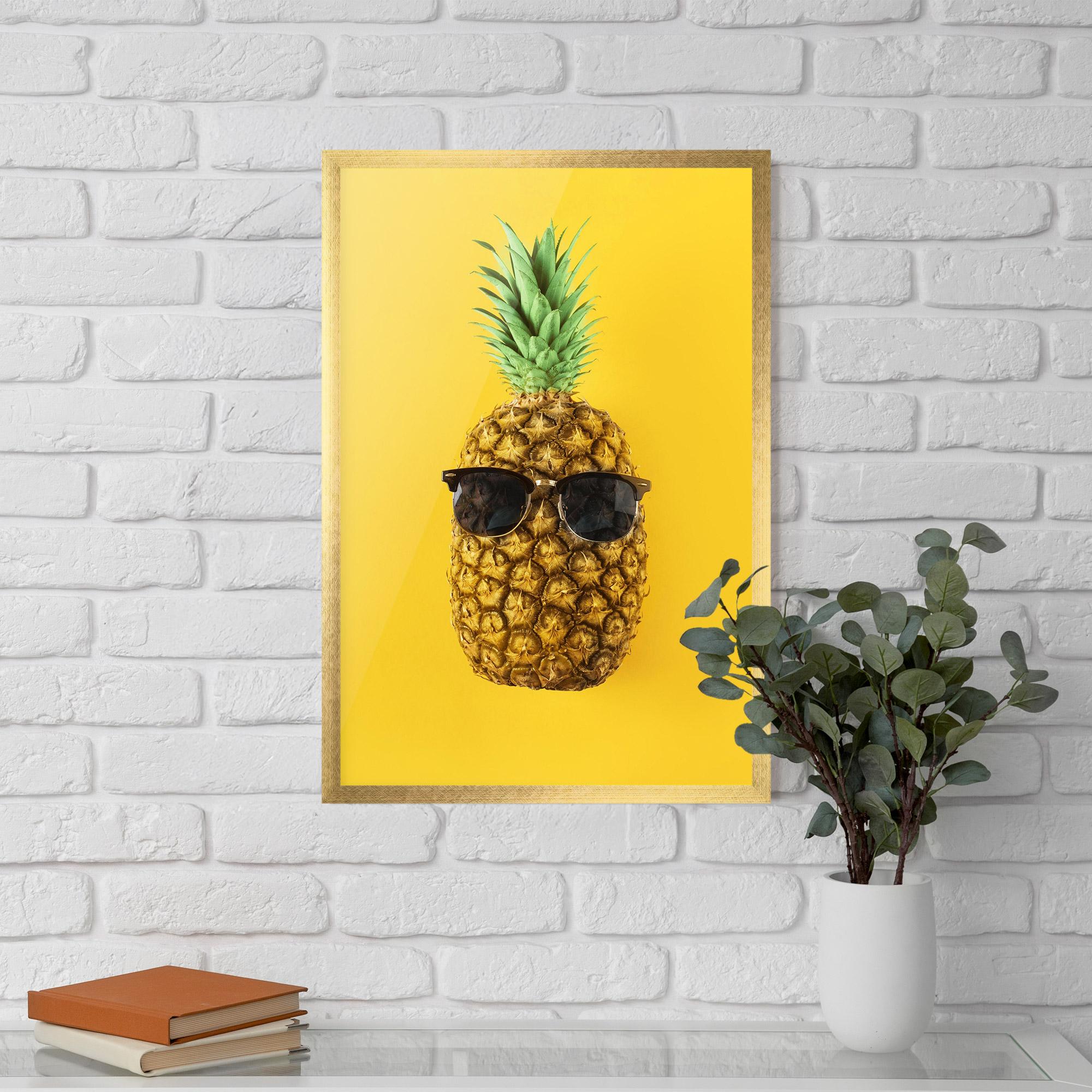 Plakat w Ramie Fresh Pineapple mockup 5