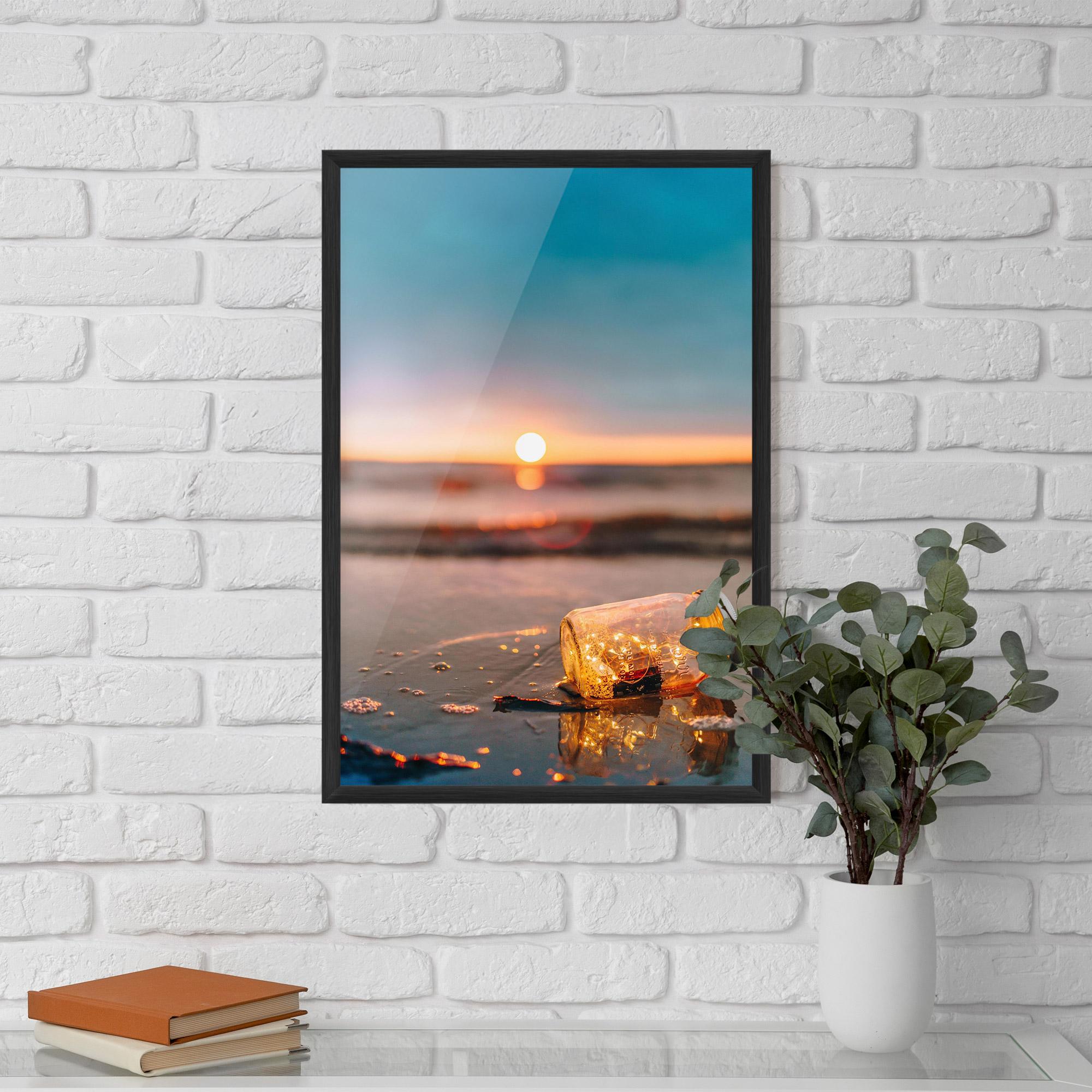 Plakat w Ramie Jar With Lights mockup 5