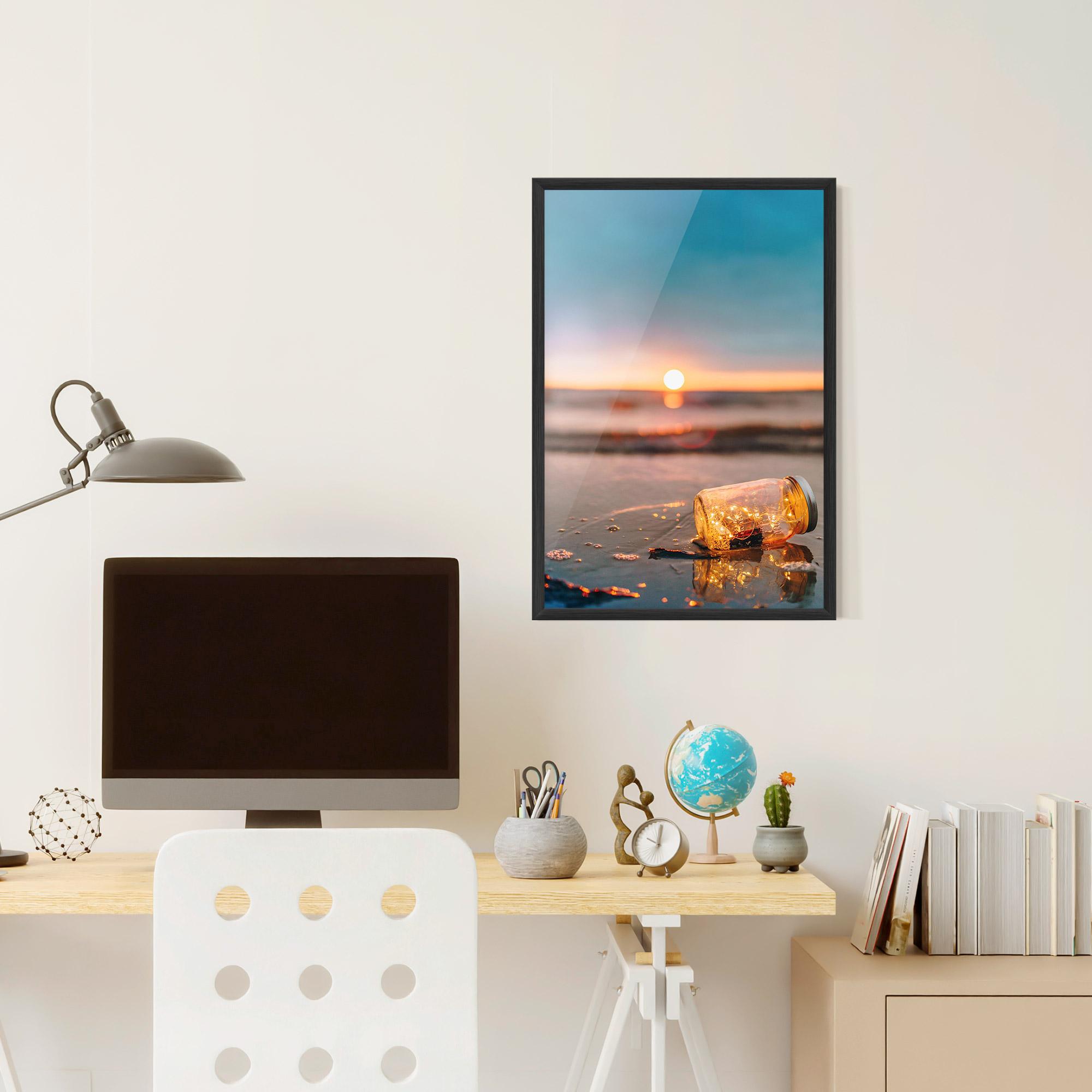 Plakat w Ramie Jar With Lights mockup 6