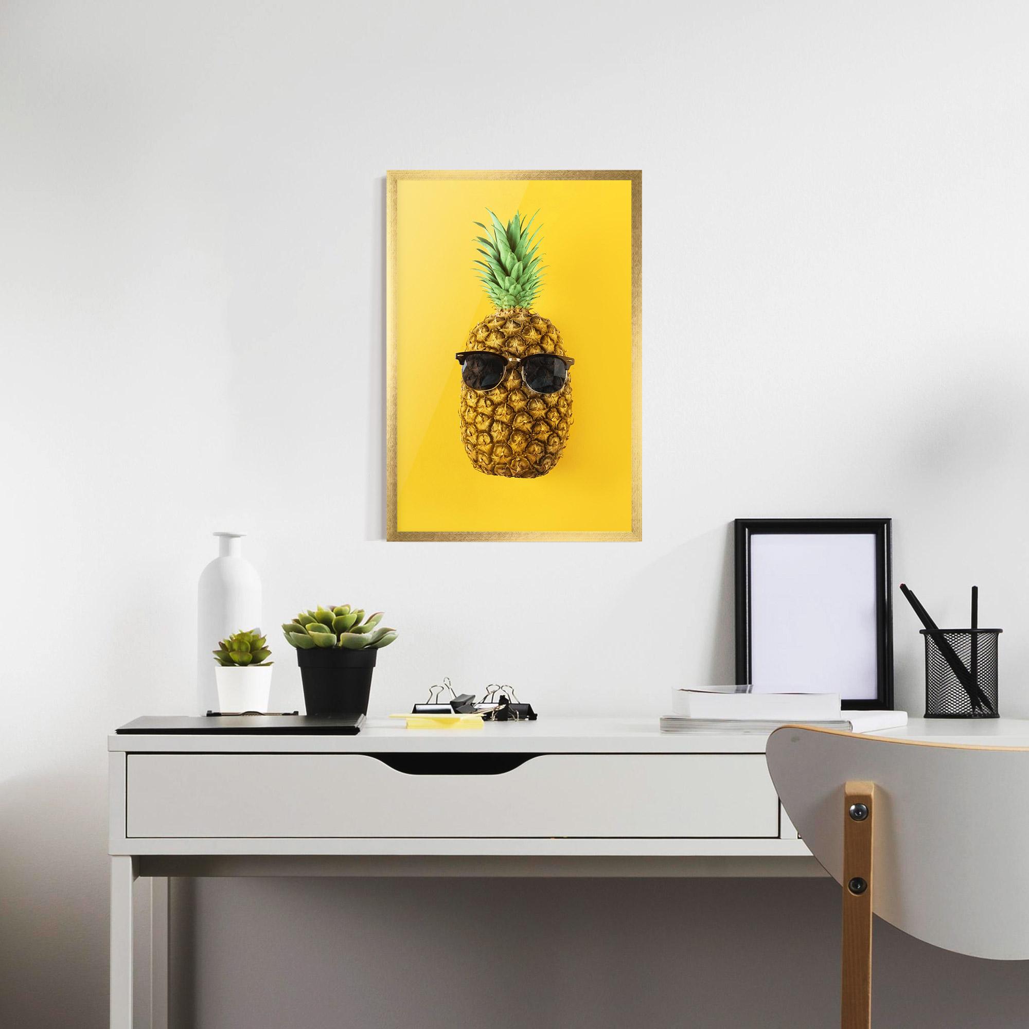 Plakat w Ramie Fresh Pineapple mockup 7