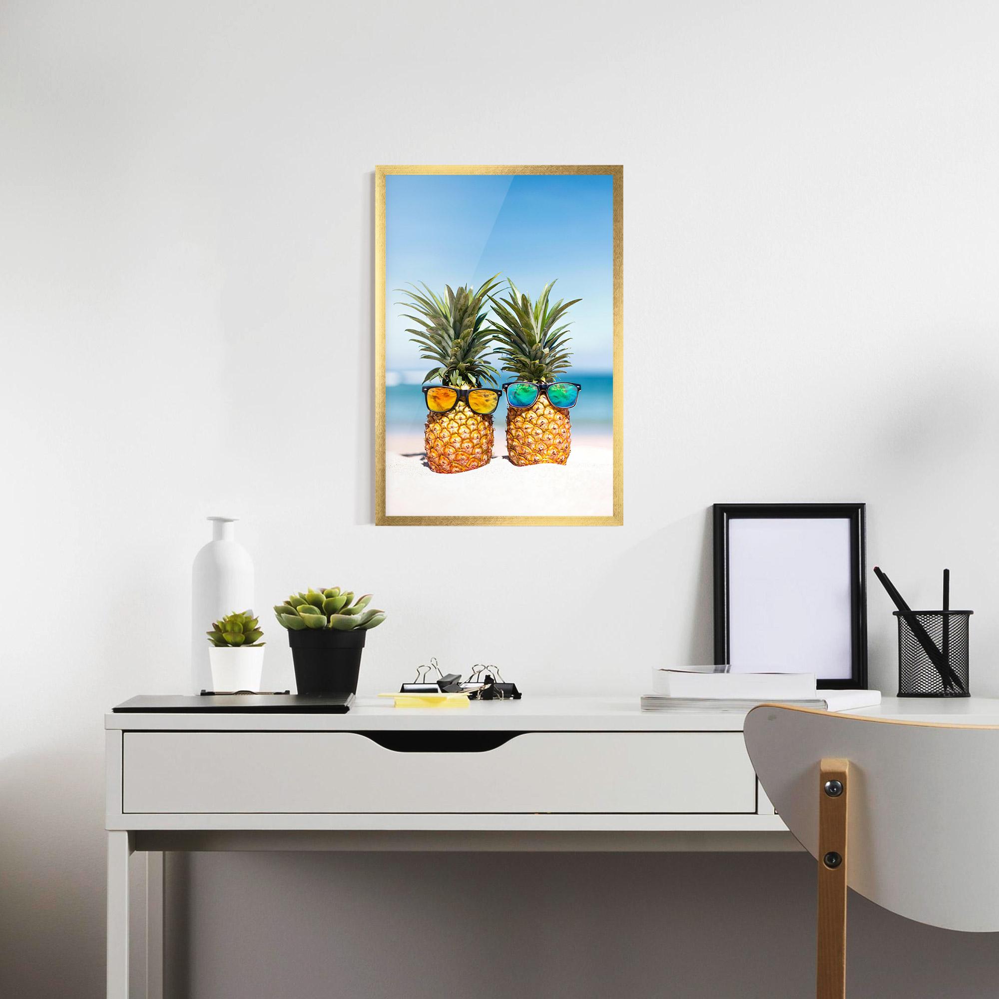 Plakat w Ramie Trendy Sunglasses mockup 7