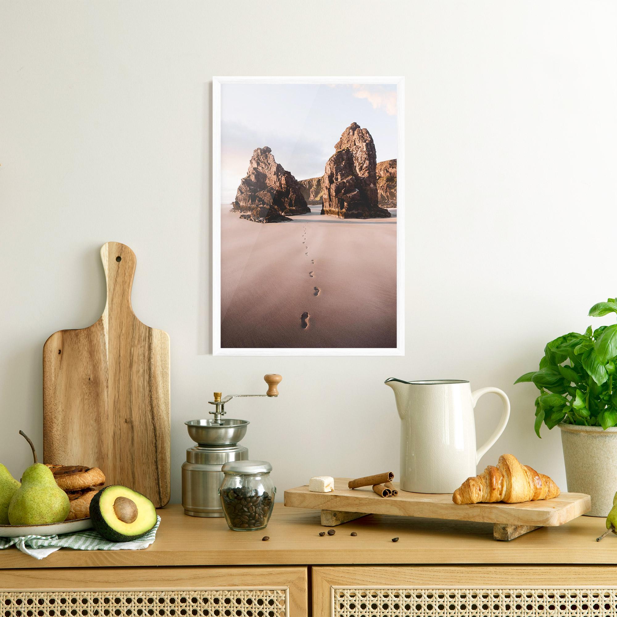 Plakat w Ramie Sand Mark mockup 8