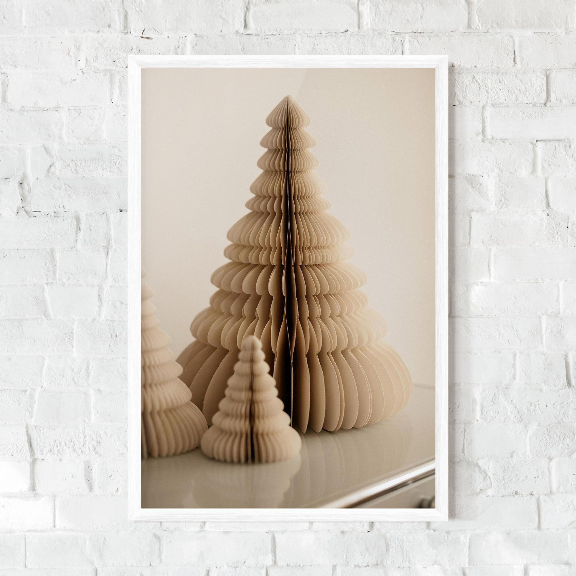 Plakat w Ramie Paper Tree mockup 0