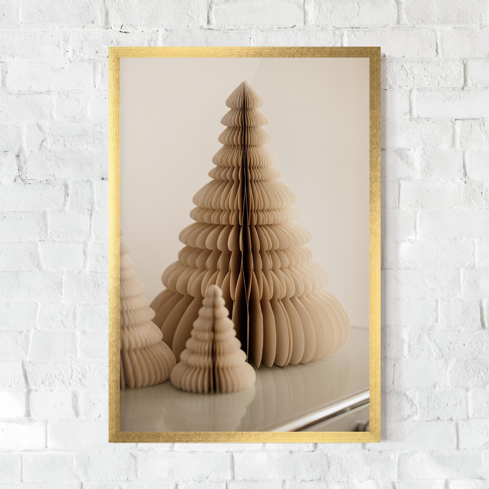 Plakat w Ramie Paper Tree mockup 0