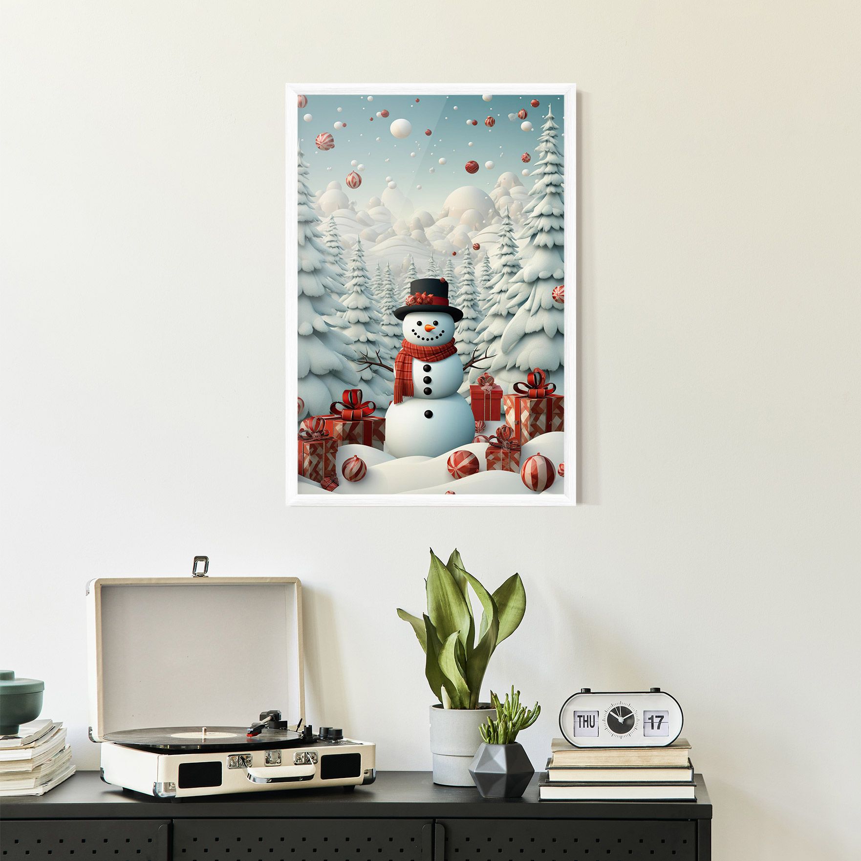 Snowman mockup 2