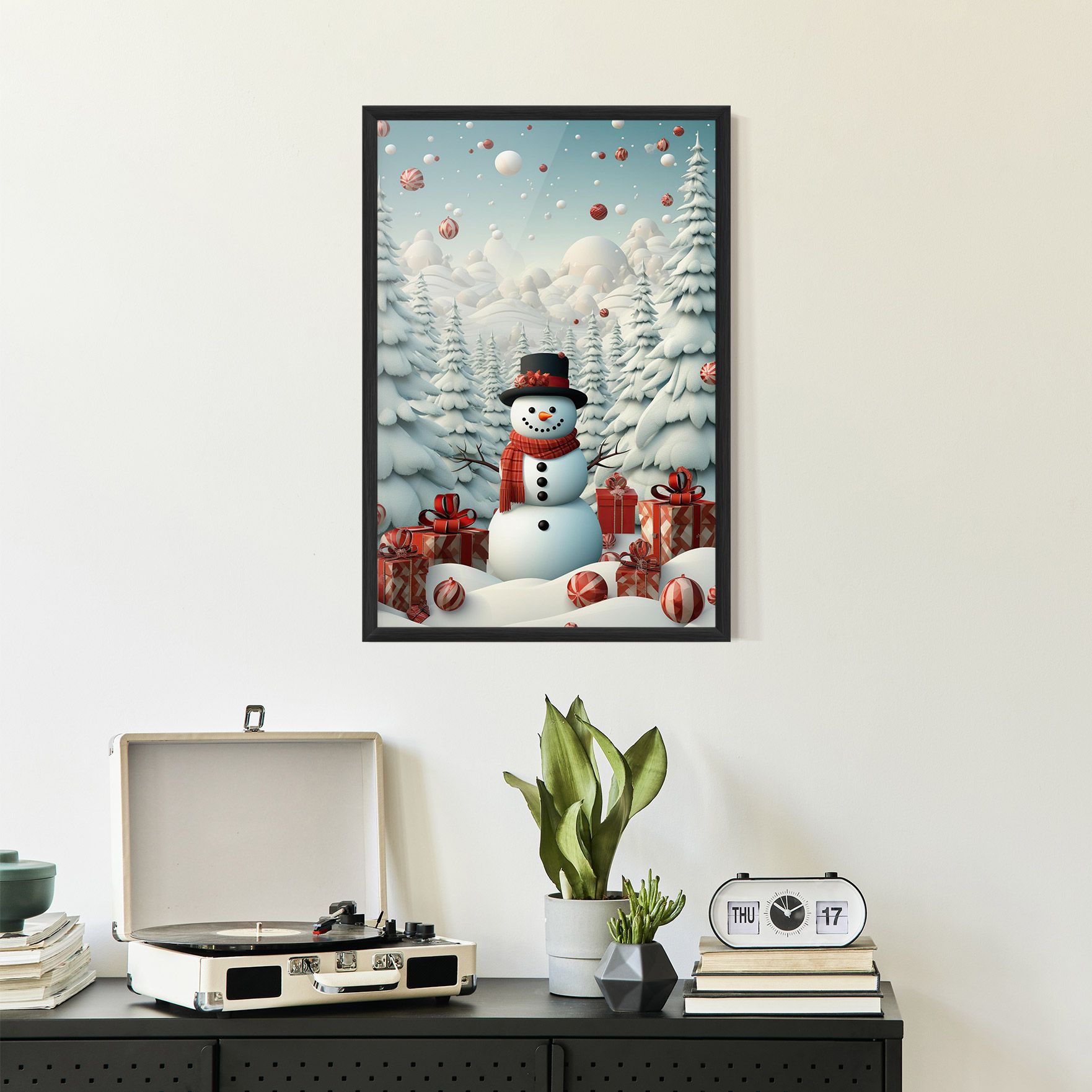 Snowman mockup 2