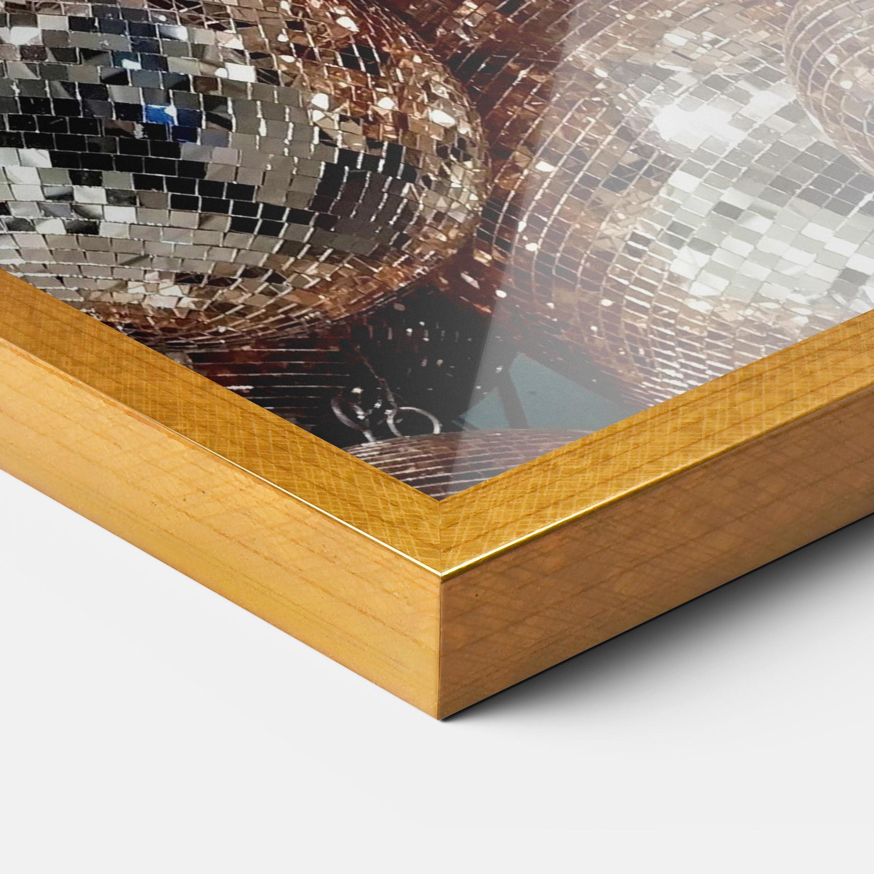 Plakat w Ramie Christmas Disko Balls mockup 3