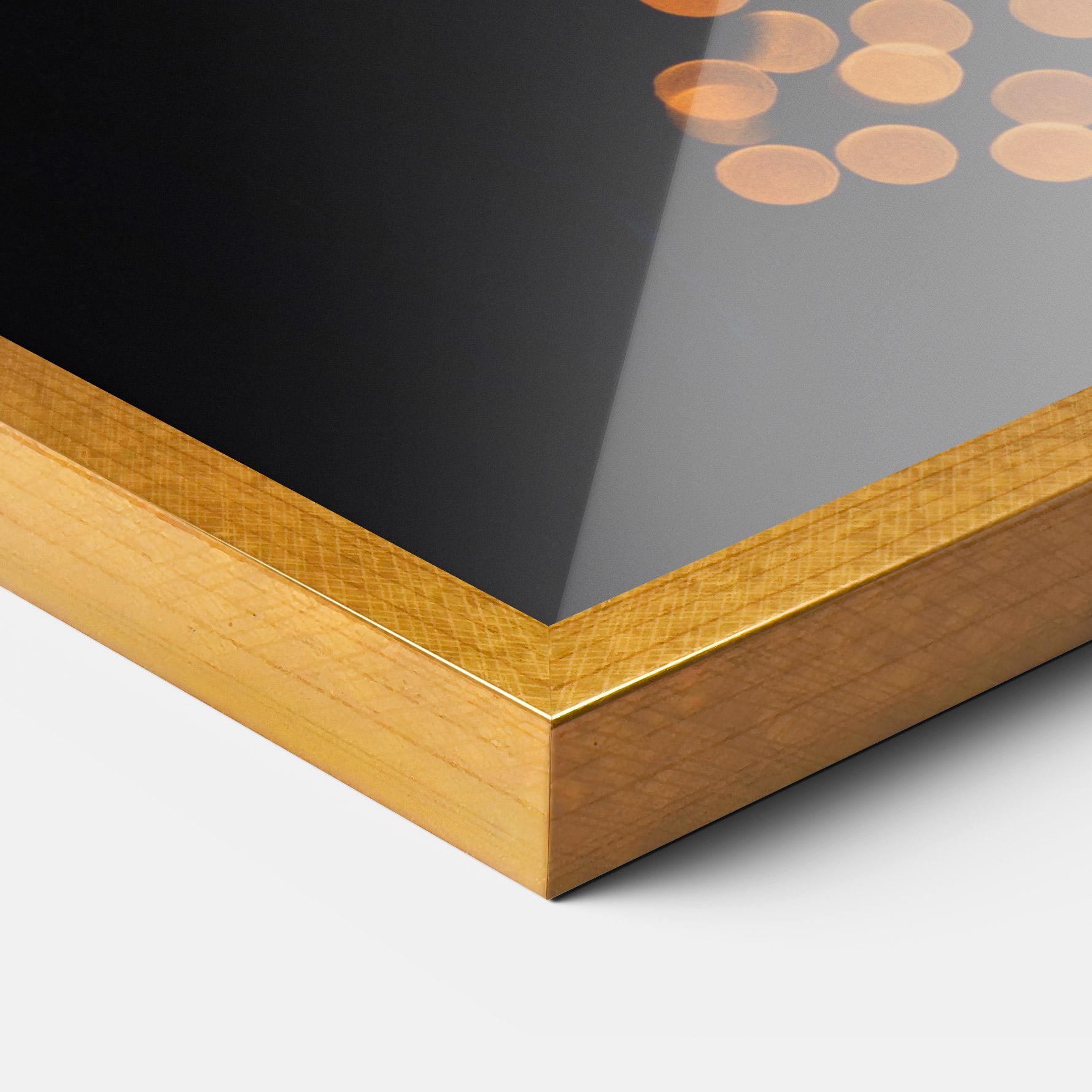 Plakat w Ramie Christmas Lights mockup 3