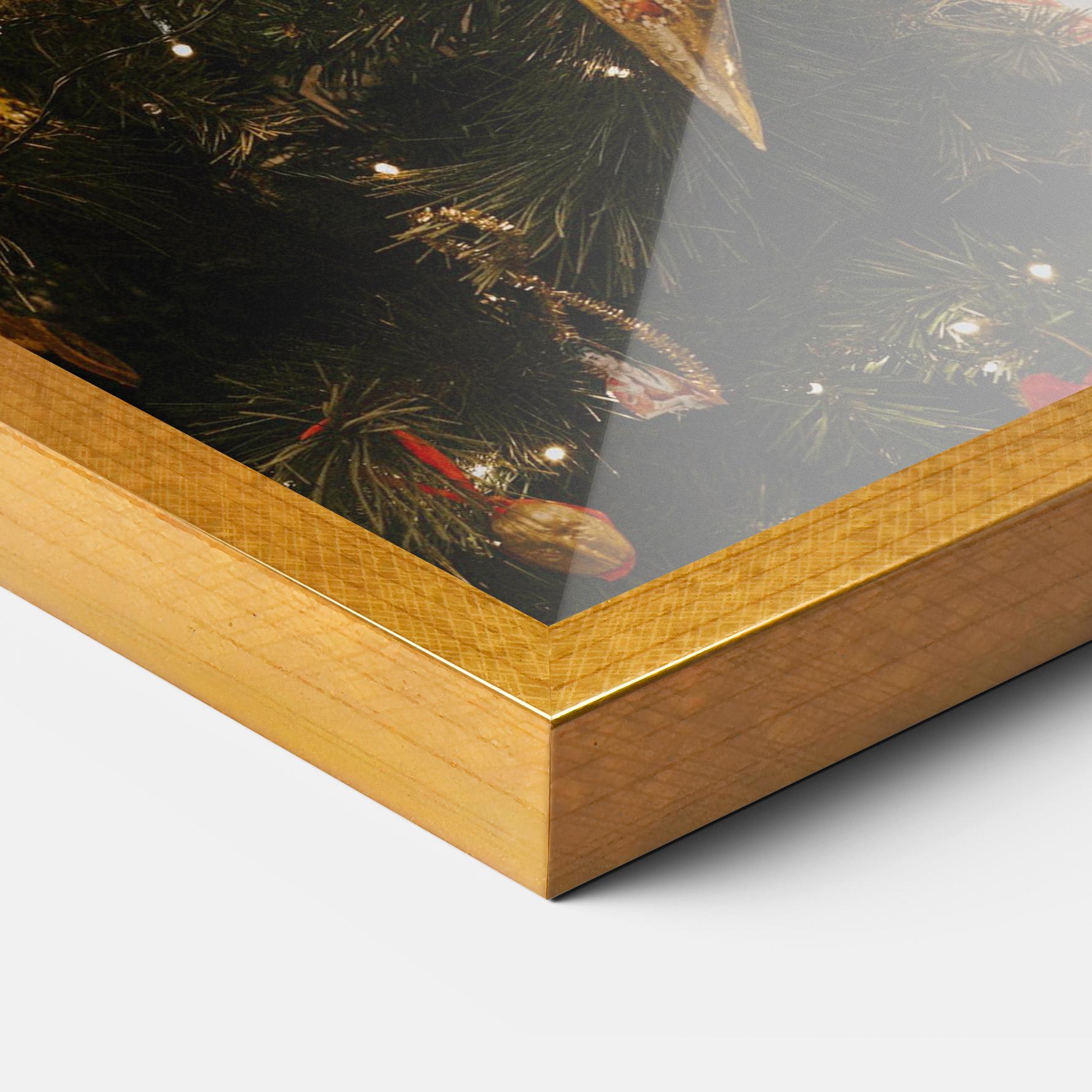 Plakat w Ramie Orange Christmas Decor mockup 3