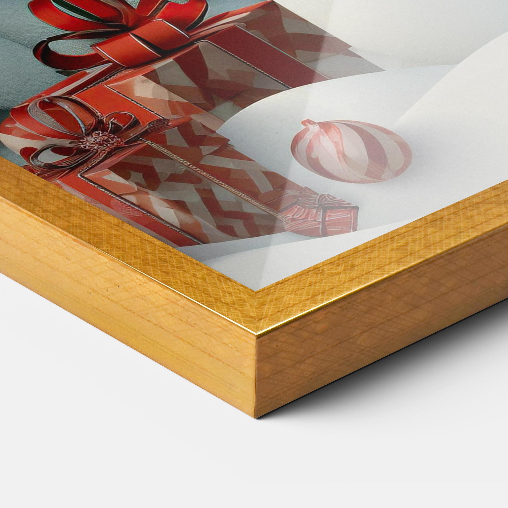 Plakat w Ramie Snowman mockup 3