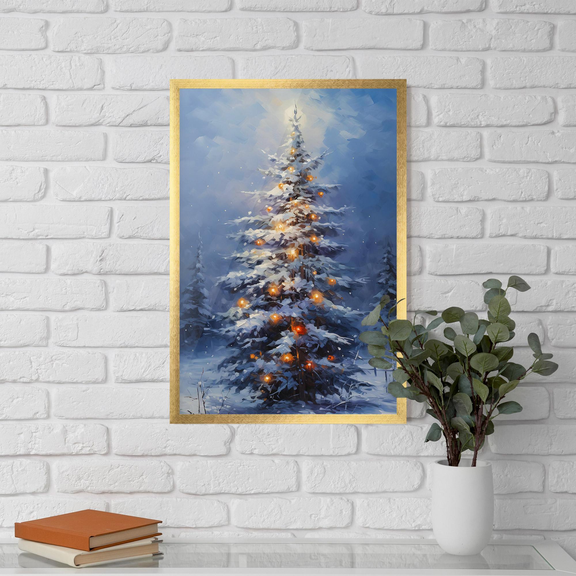 Plakat w Ramie Tall Slender Tree mockup 5