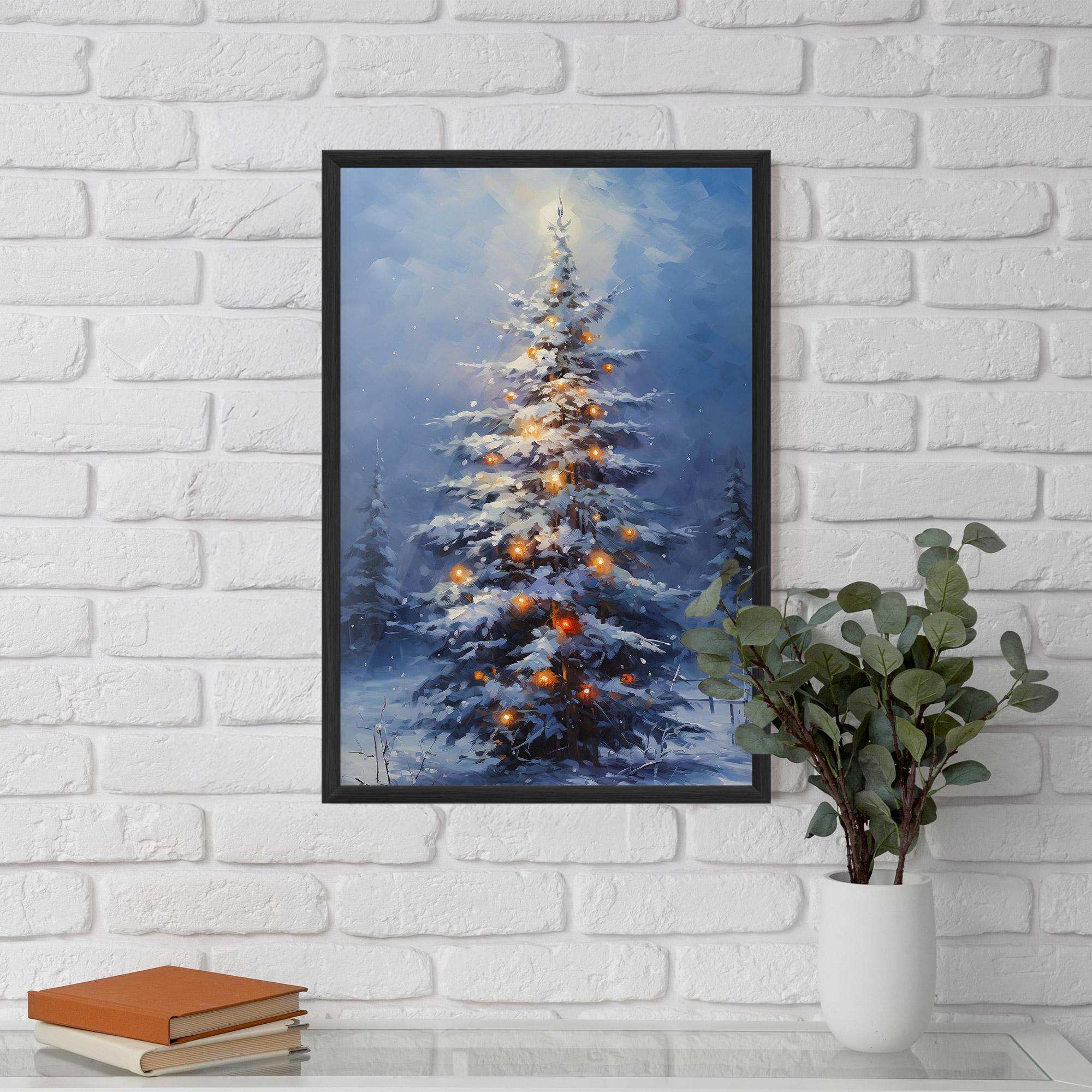 Plakat w Ramie Tall Slender Tree mockup 5