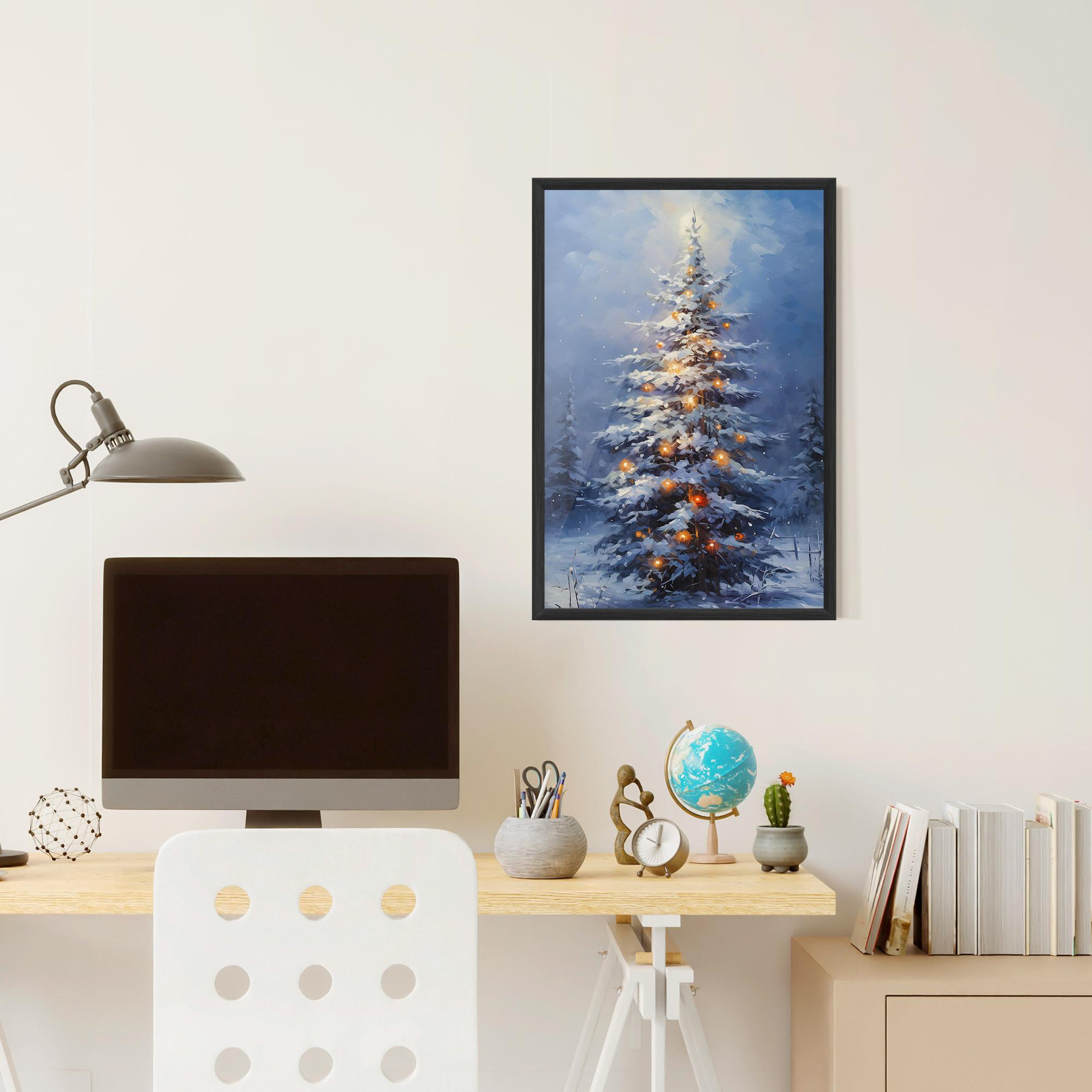Plakat w Ramie Tall Slender Tree mockup 6