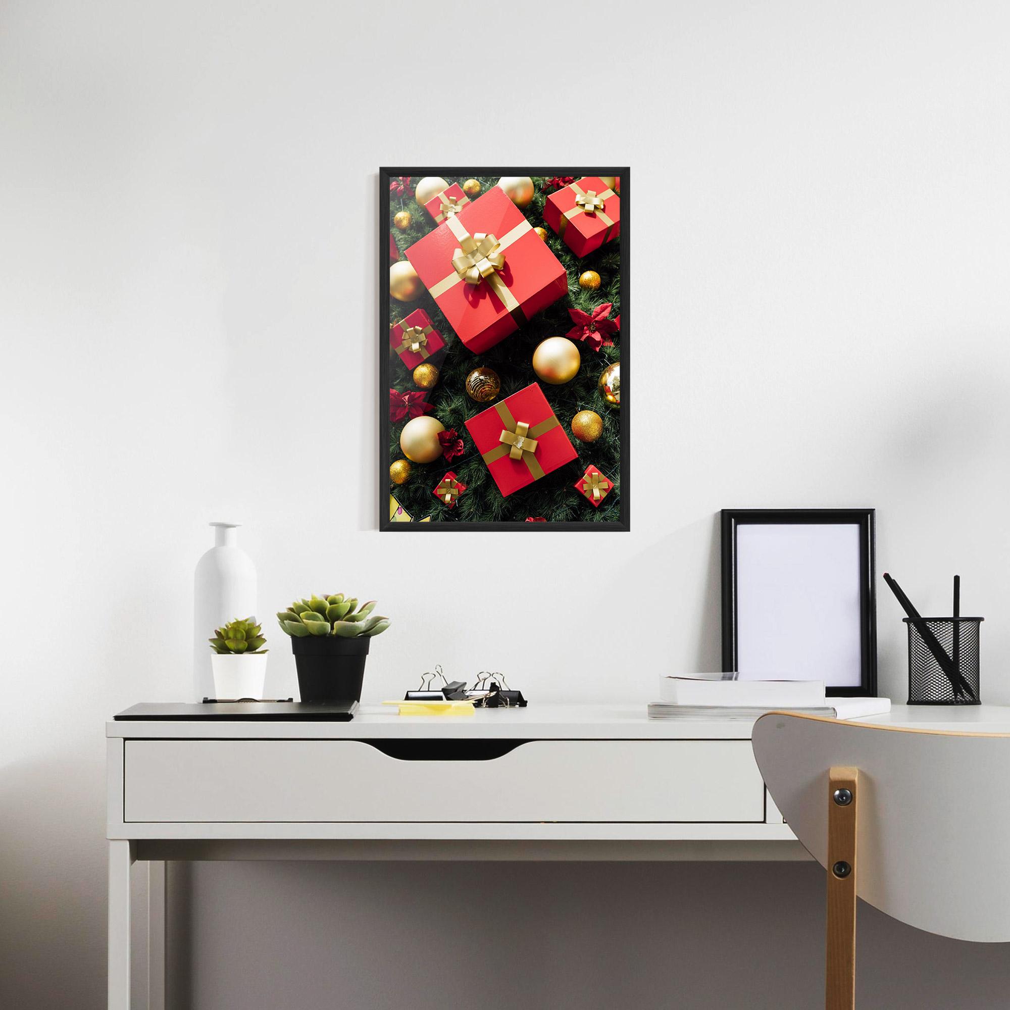 Plakat w Ramie Pretty Red Gifts mockup 7