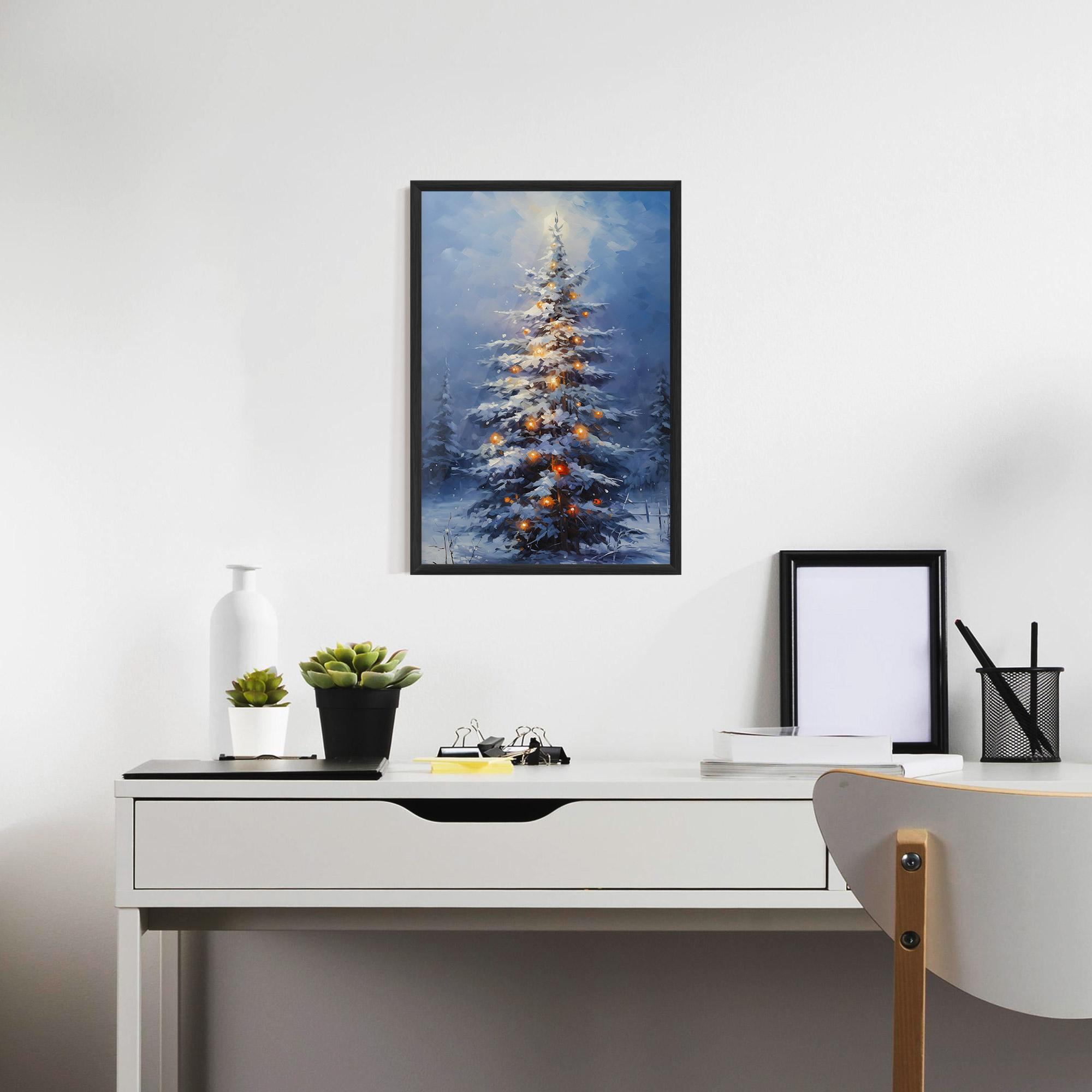 Plakat w Ramie Tall Slender Tree mockup 7