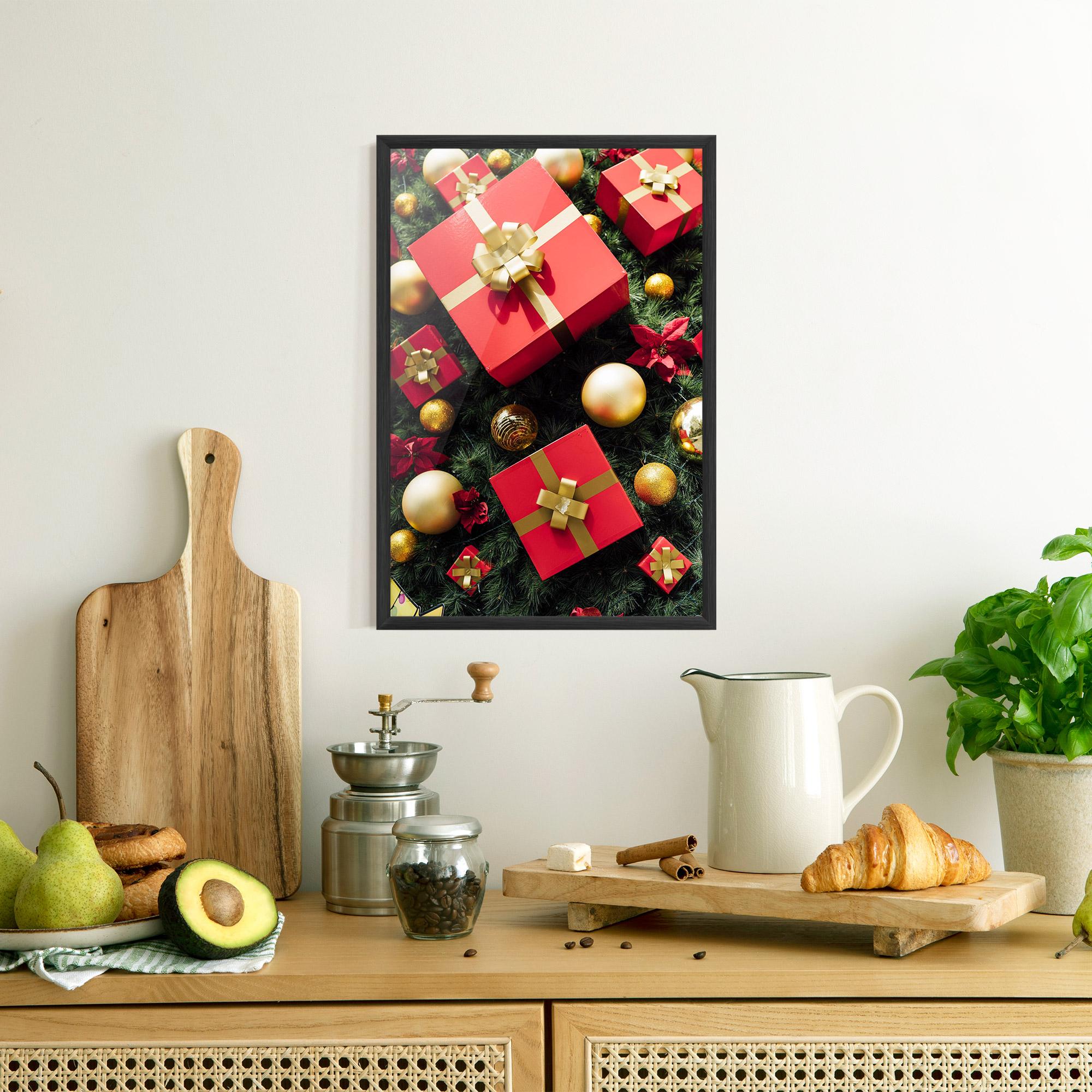 Plakat w Ramie Pretty Red Gifts mockup 8