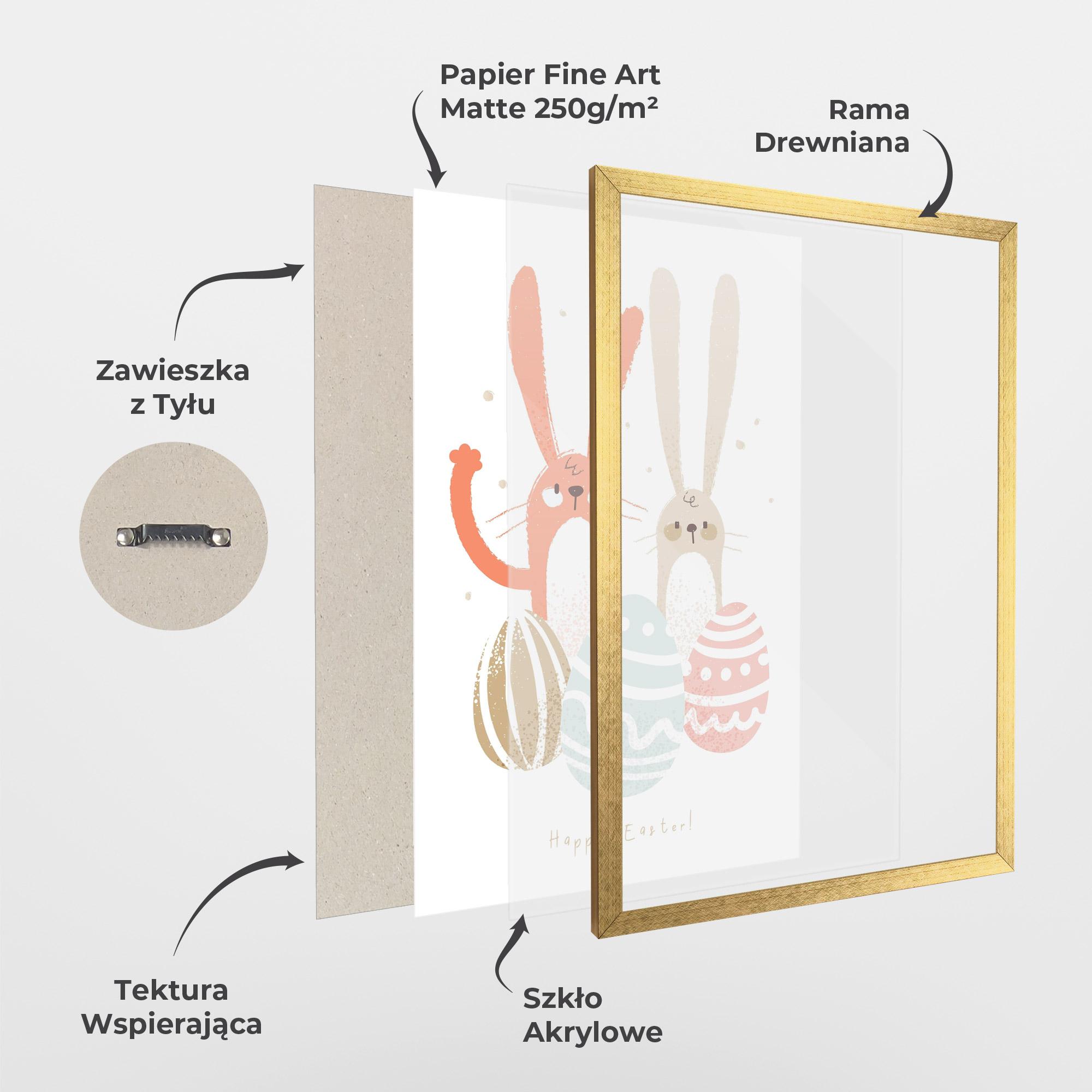 Plakat w Ramie Happy Easter mockup 1