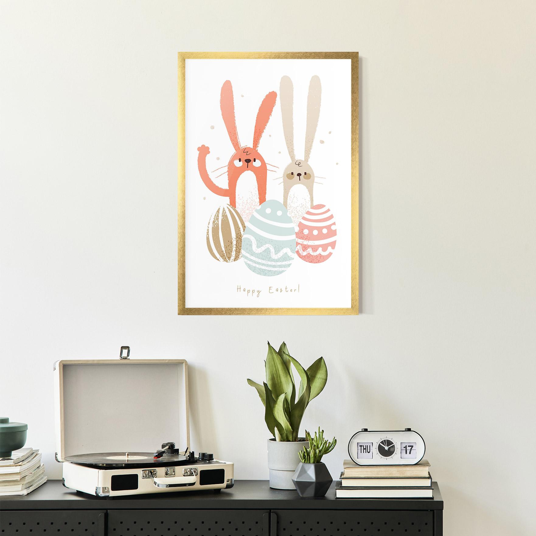Plakat w Ramie Happy Easter mockup 2