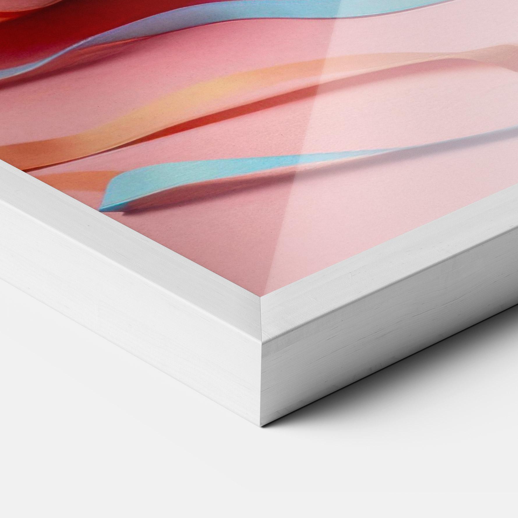 Plakat w Ramie Easter Eggs Ribbons mockup 3