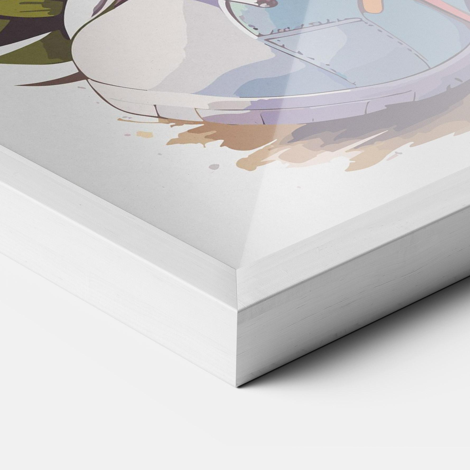 Plakat w Ramie Fatt Cute Bunny mockup 3