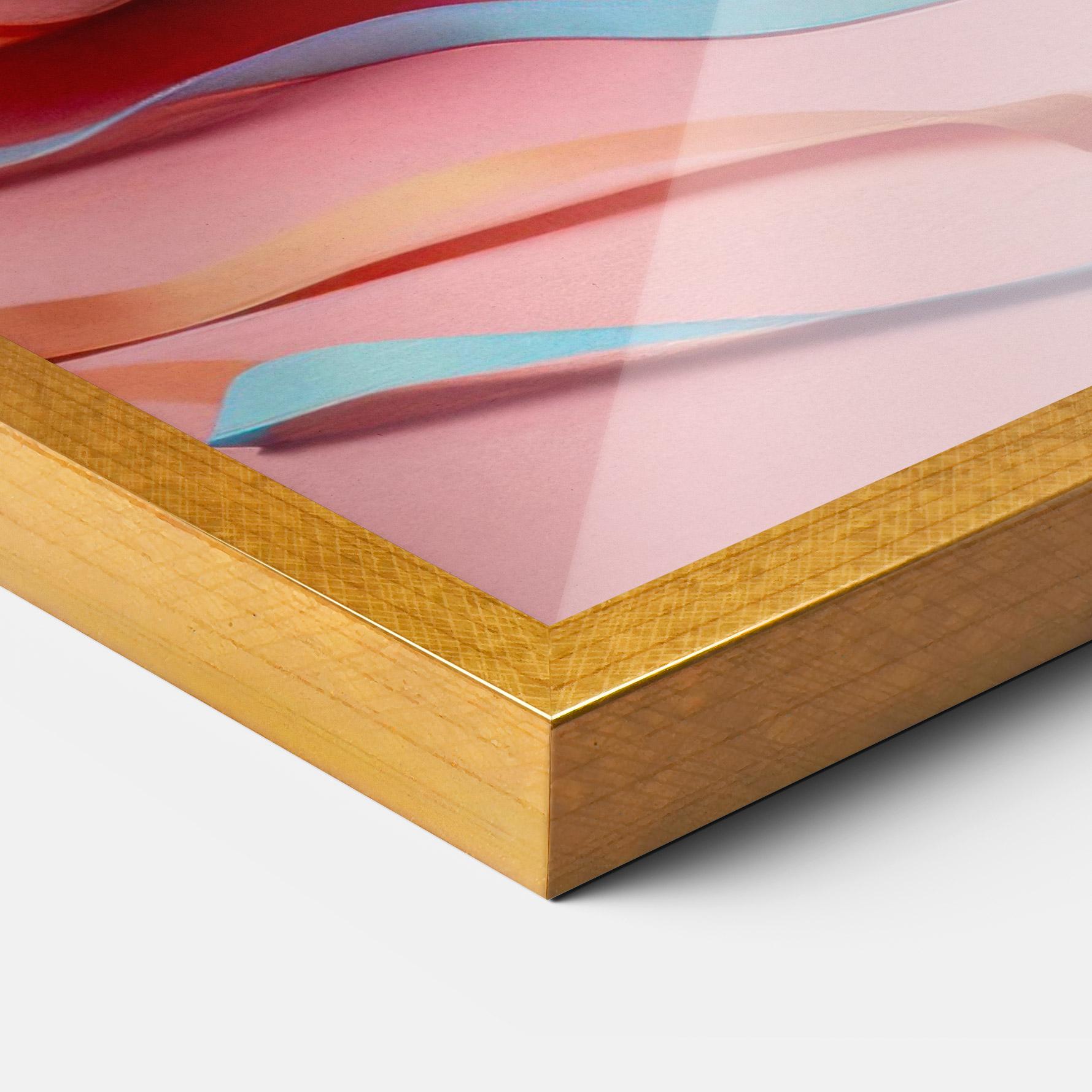 Plakat w Ramie Easter Eggs Ribbons mockup 3