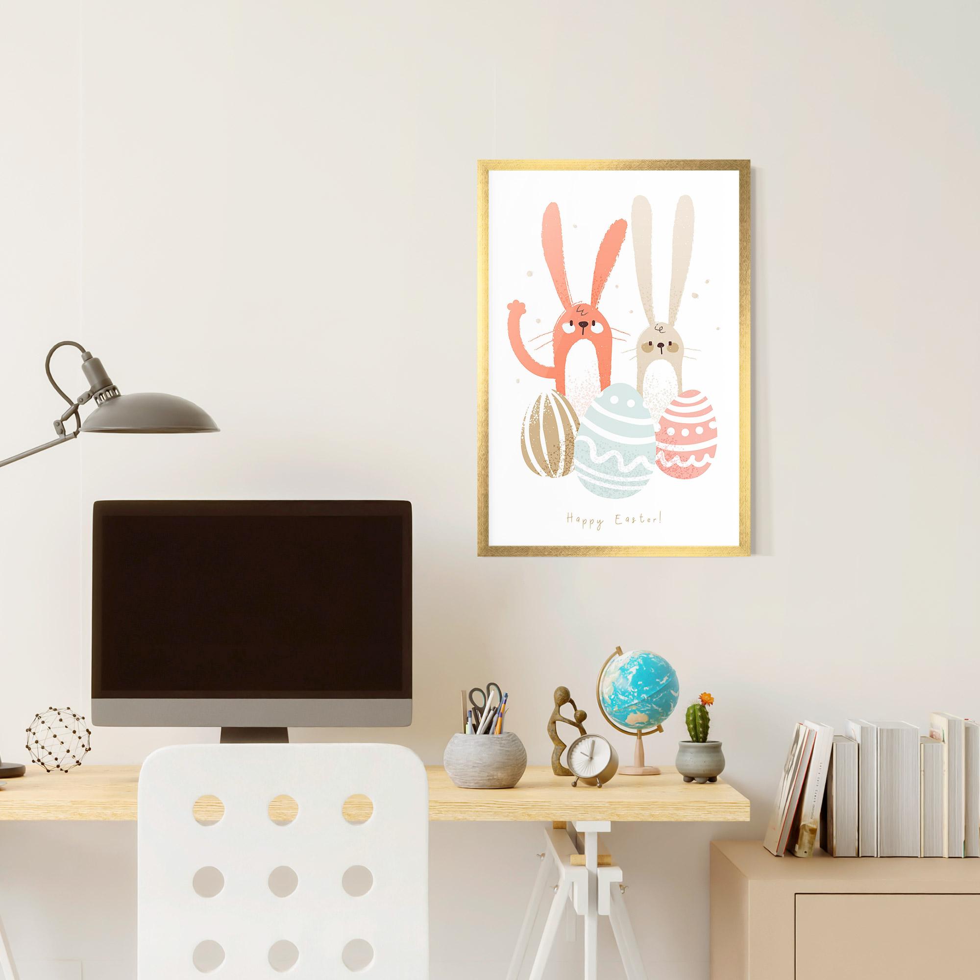 Plakat w Ramie Happy Easter mockup 6