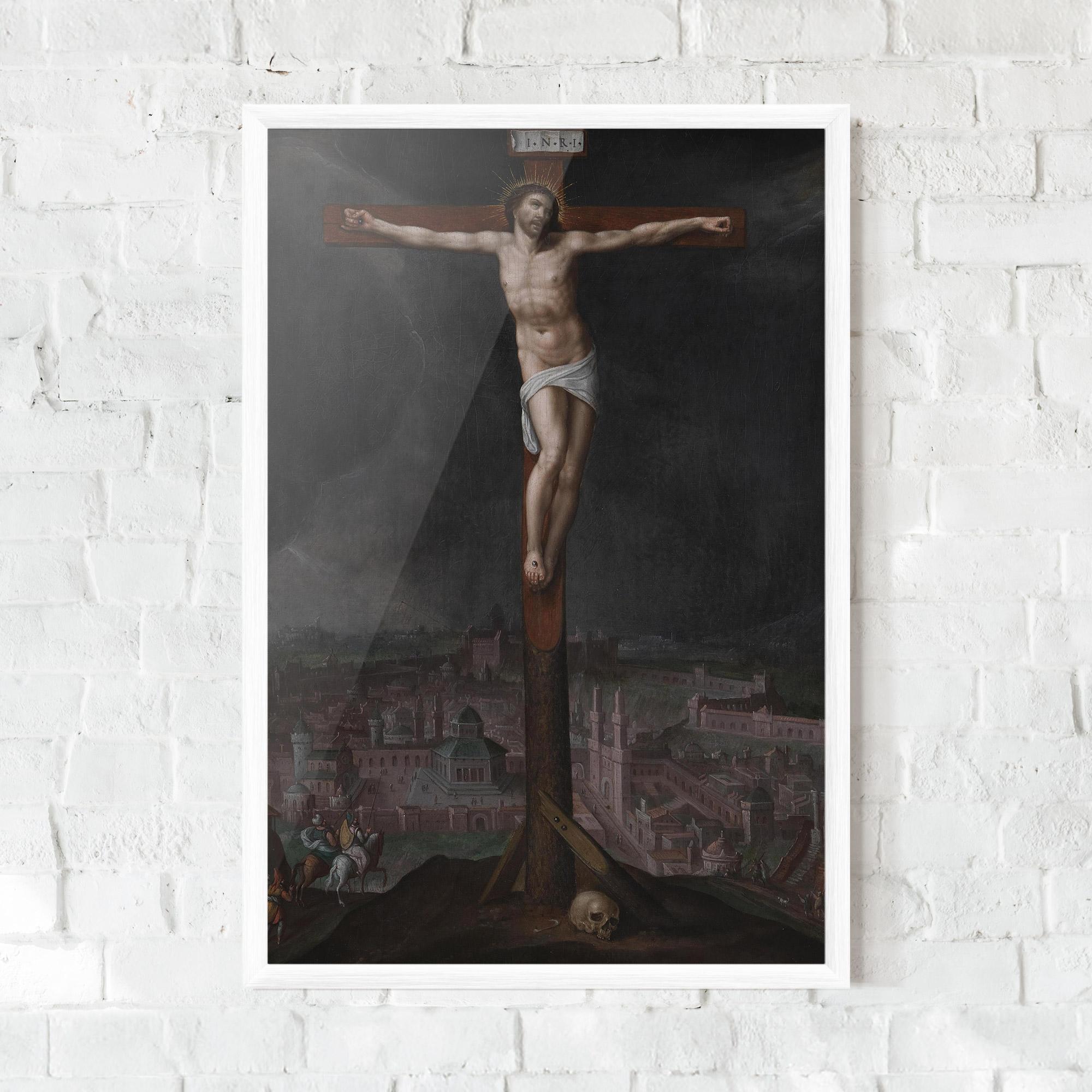 Plakat w Ramie Dark Cloud Jesus mockup 0