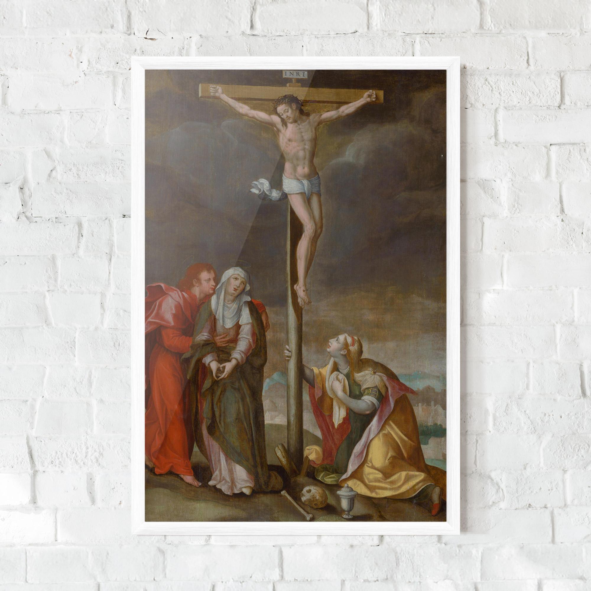 Plakat w Ramie Old Cross Jesus mockup 0