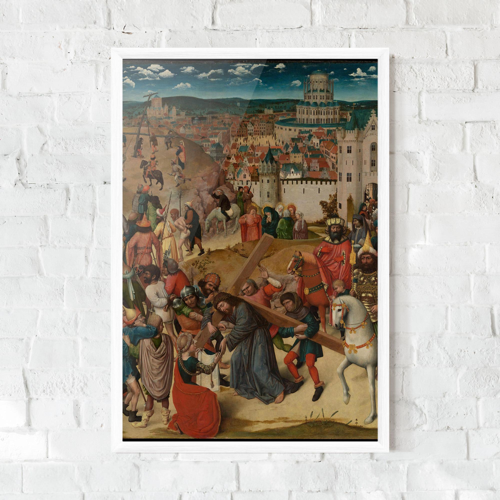 Plakat w Ramie People Holding Cross mockup 0