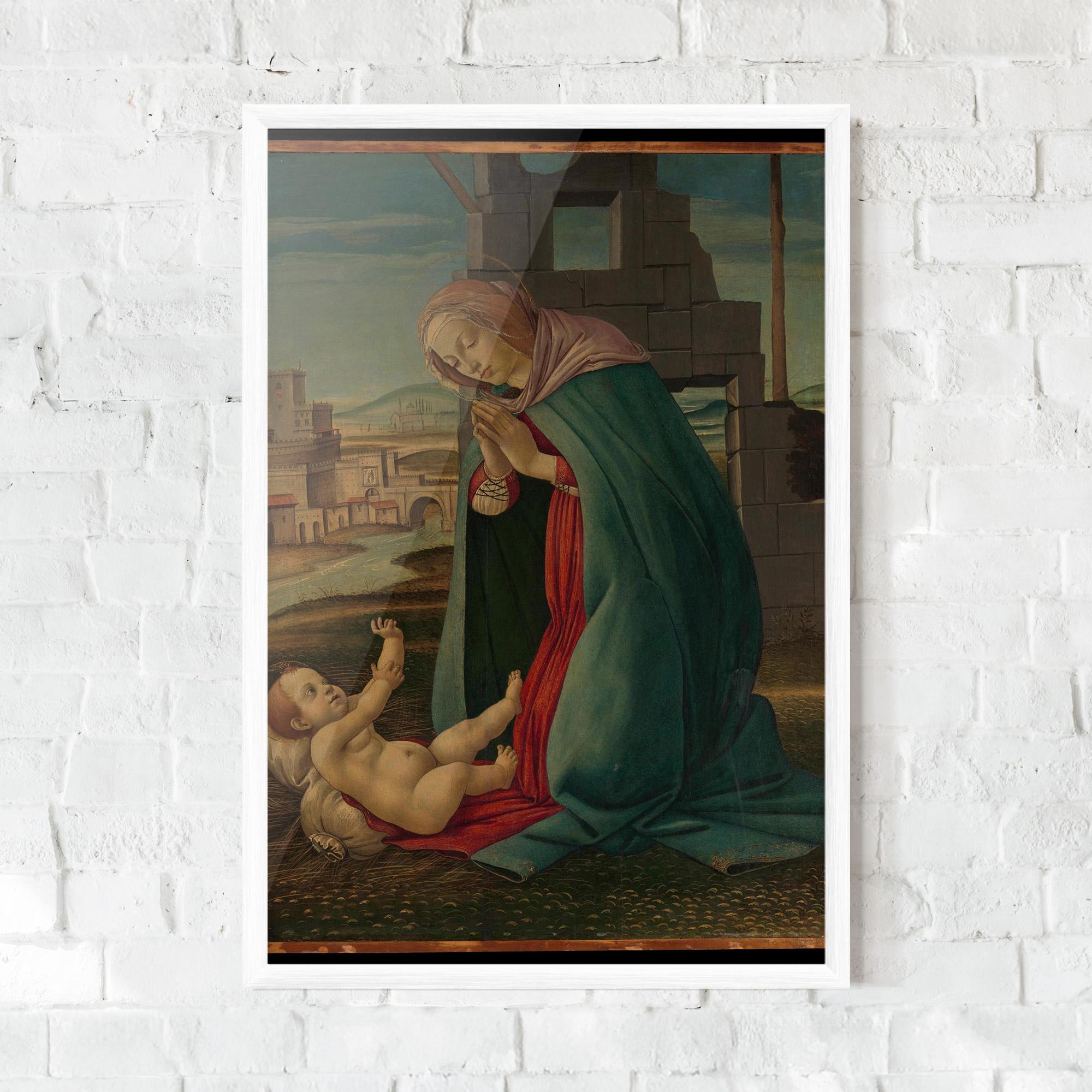 Plakat w Ramie Praying For Baby mockup 0