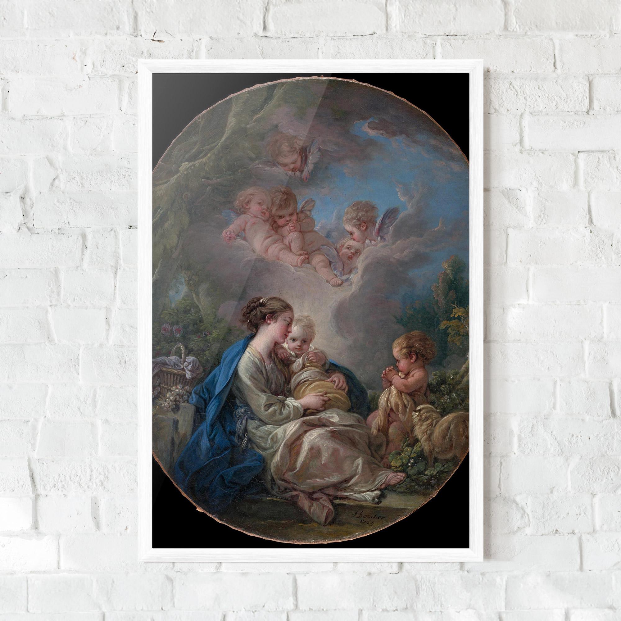 Plakat w Ramie Religious Circle mockup 0