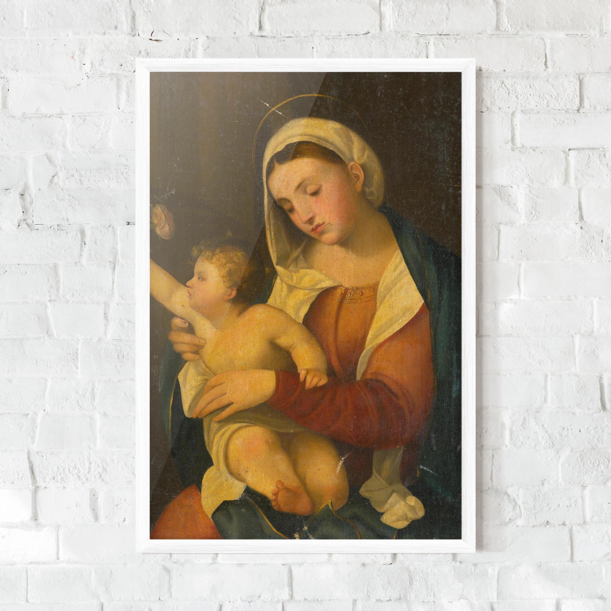 Plakat w Ramie Yellow Light Baby mockup 0