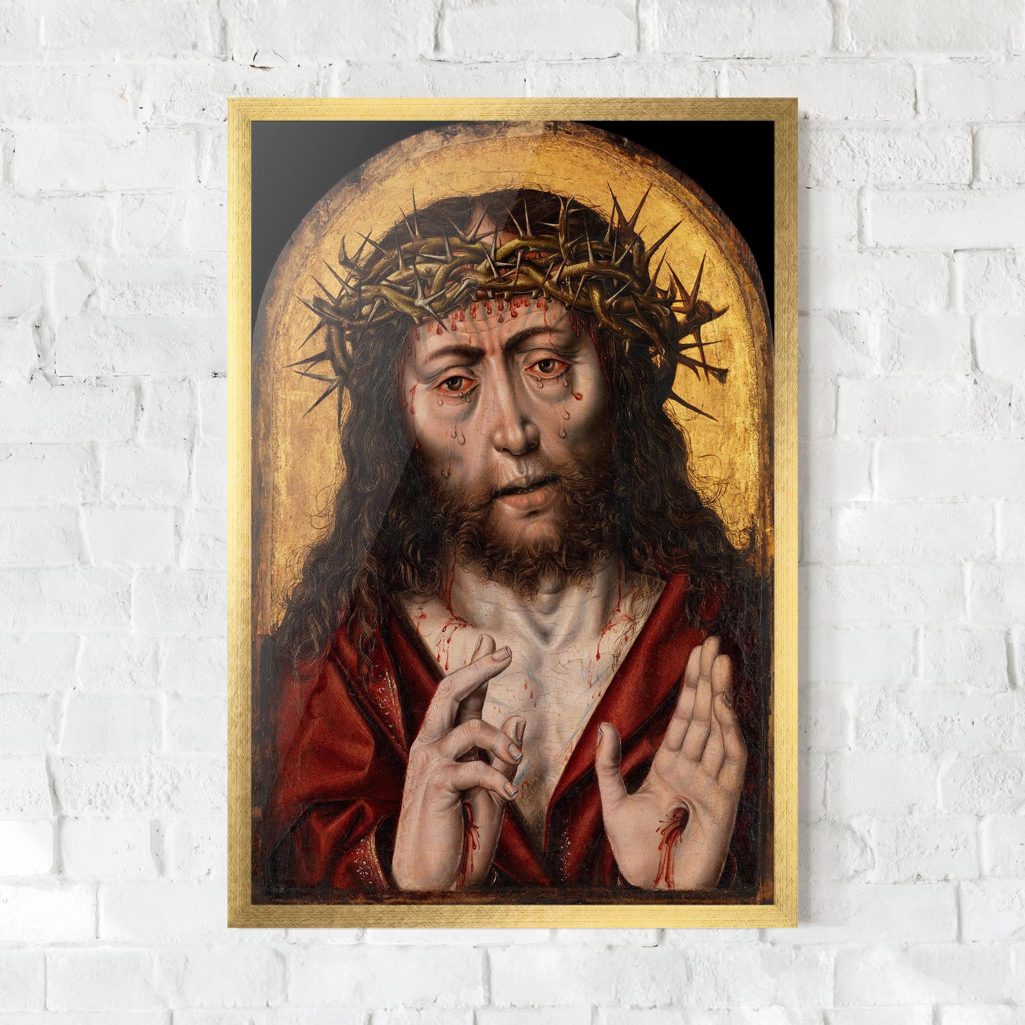 Plakat w Ramie Blood Hand Jesus mockup 0